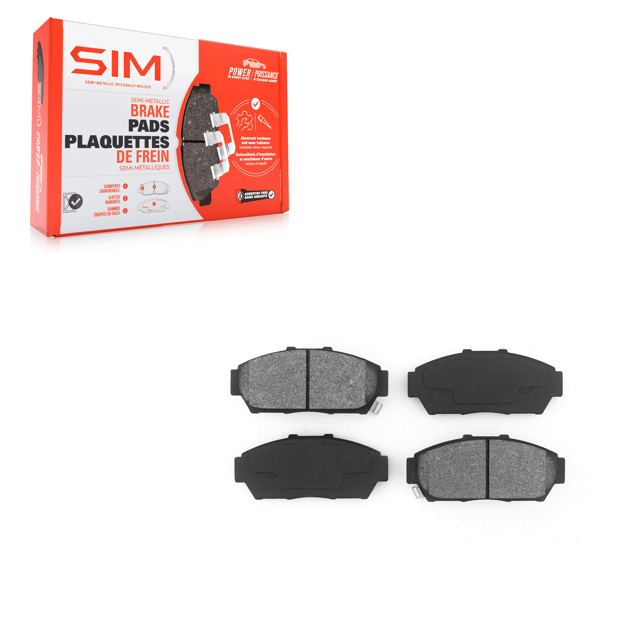 Semi-Metallic Brake Pads
