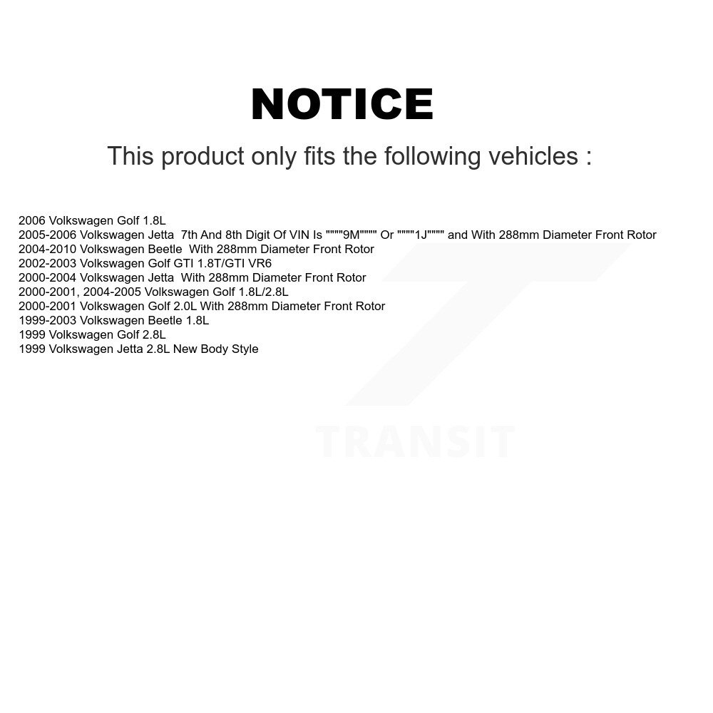 GENIUS - GCR-96806 - Coated Disc Brake Rotor