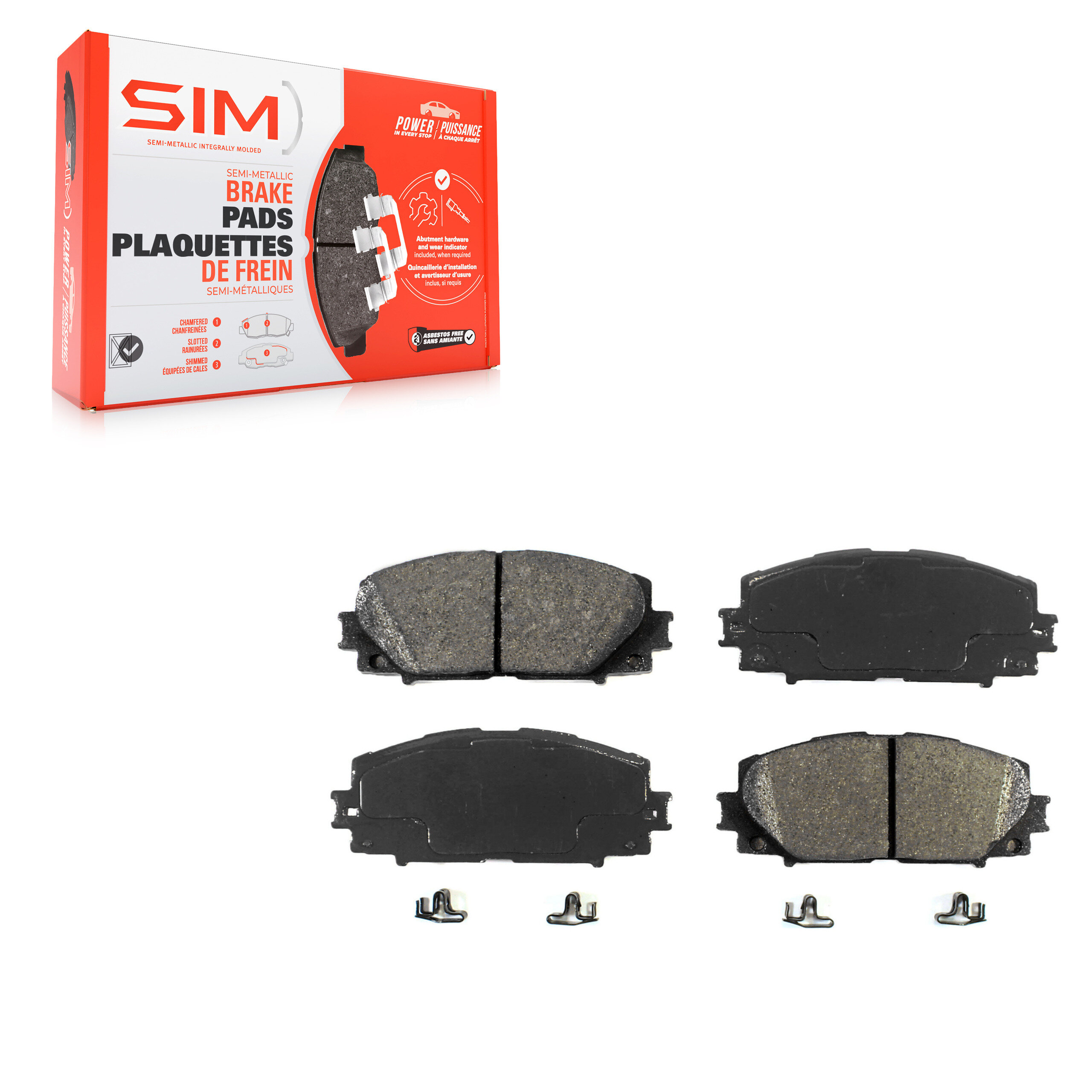 Semi-Metallic Brake Pads