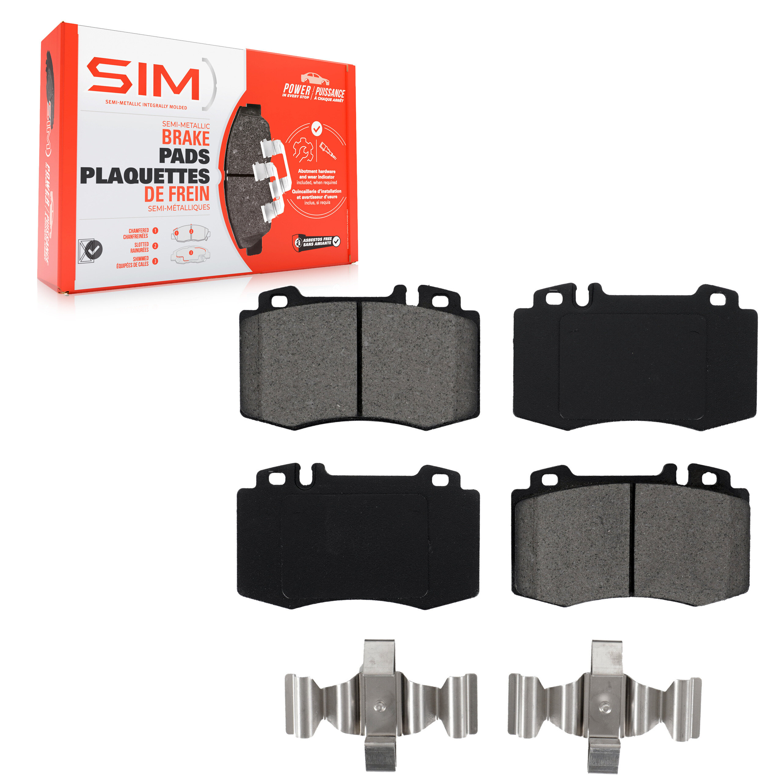 Semi-Metallic Brake Pads