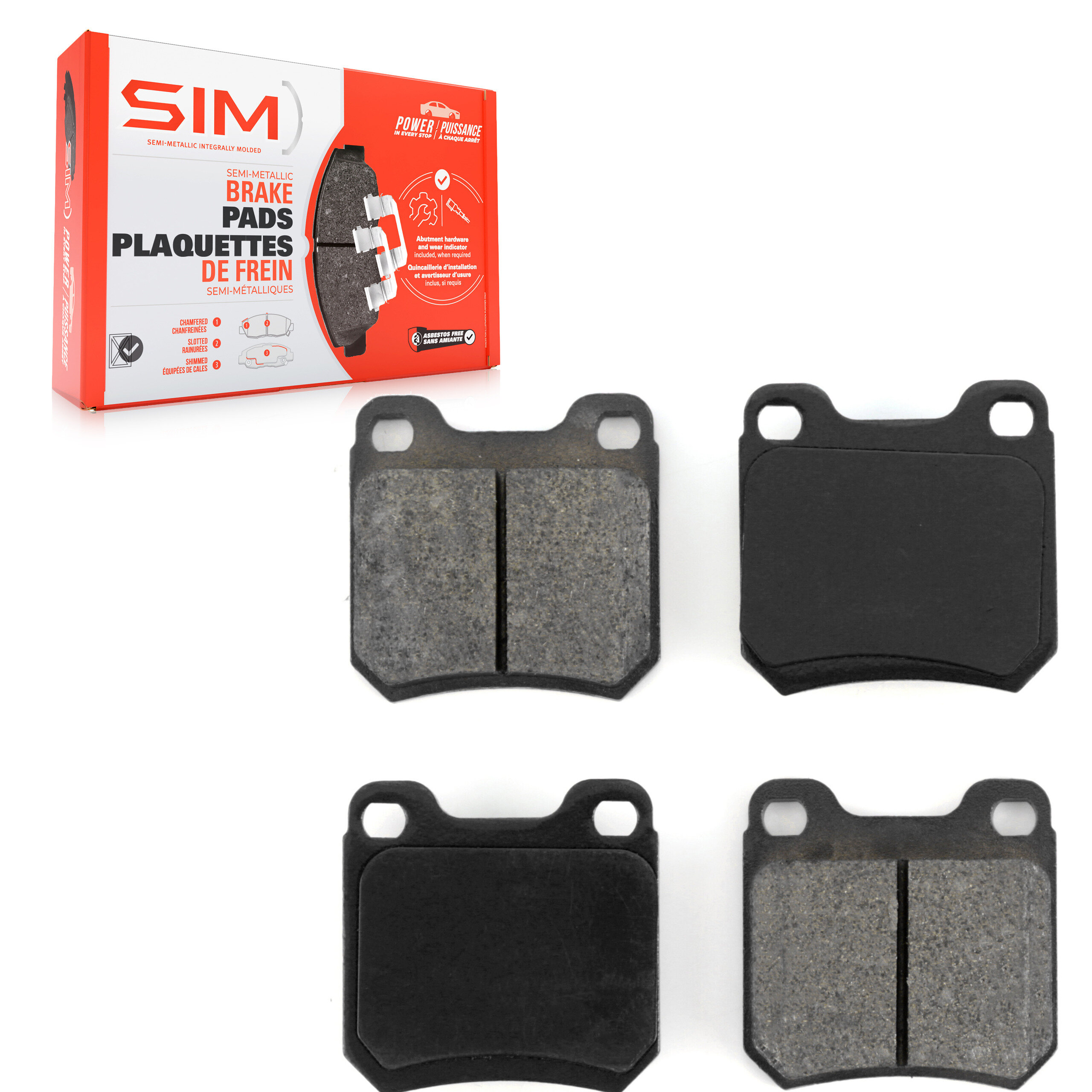 Semi-Metallic Brake Pads