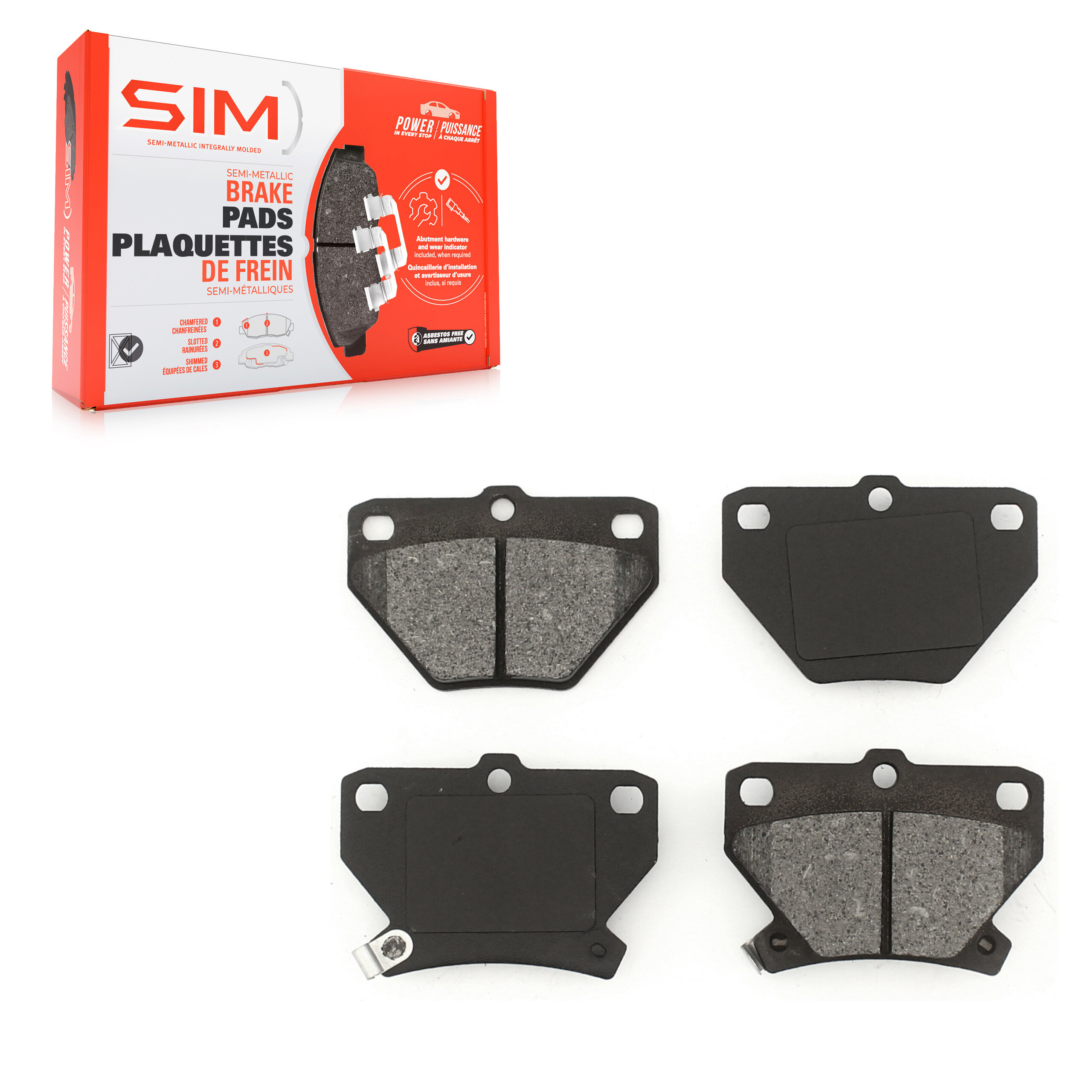 Semi-Metallic Brake Pads
