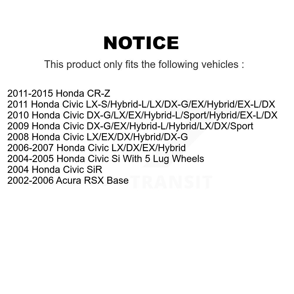 GENIUS - GCR-980059 - Coated Disc Brake Rotor