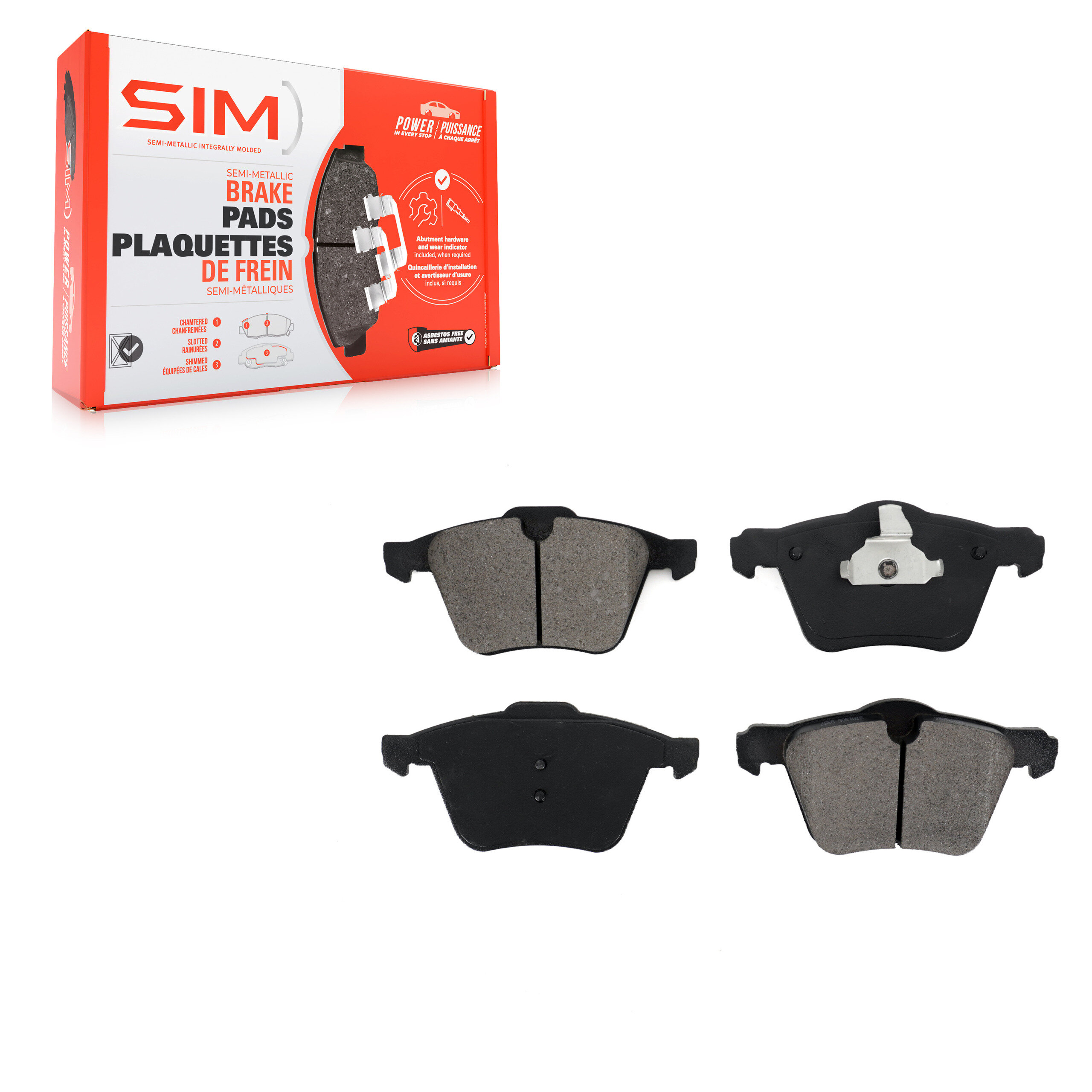 Semi-Metallic Brake Pads