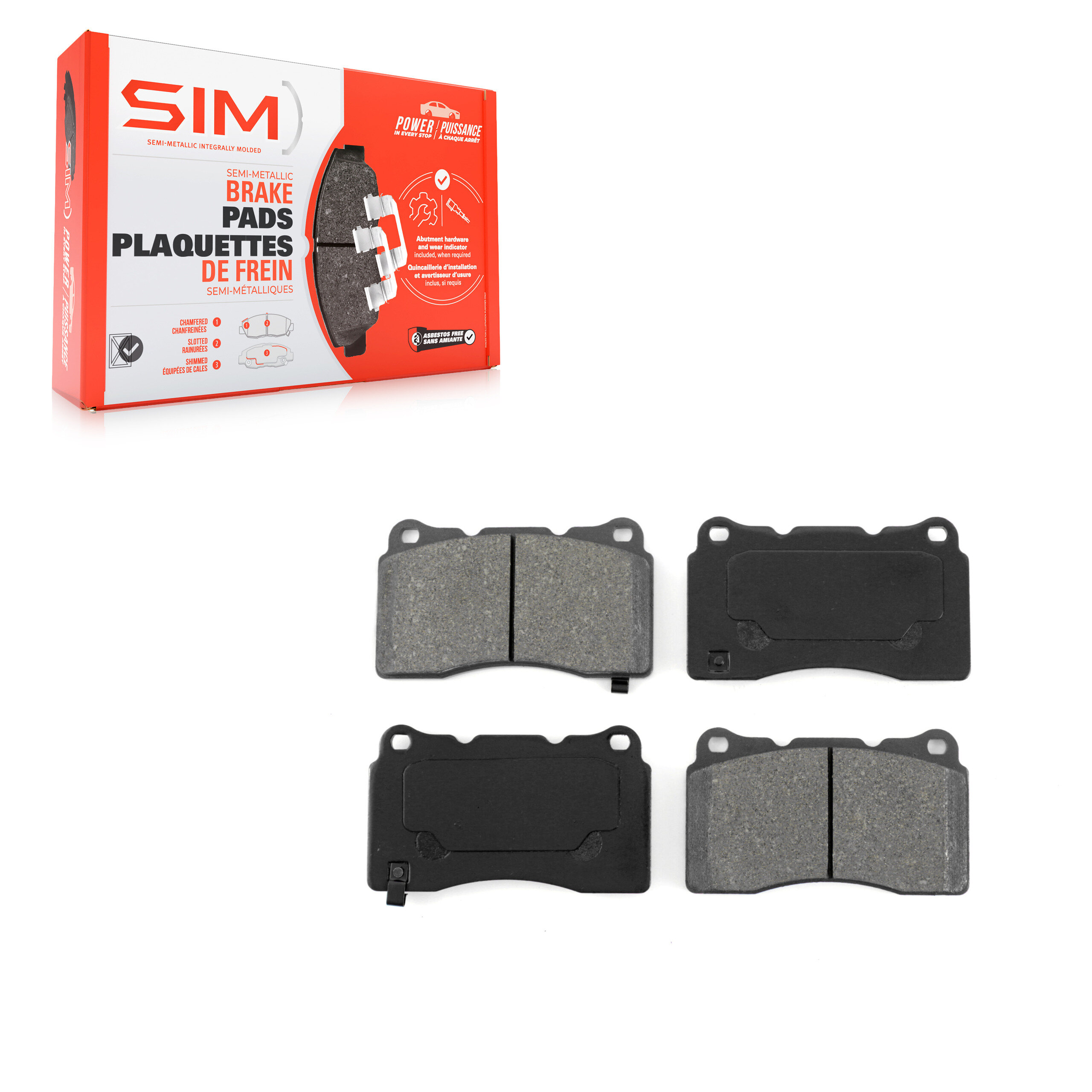 Semi-Metallic Brake Pads