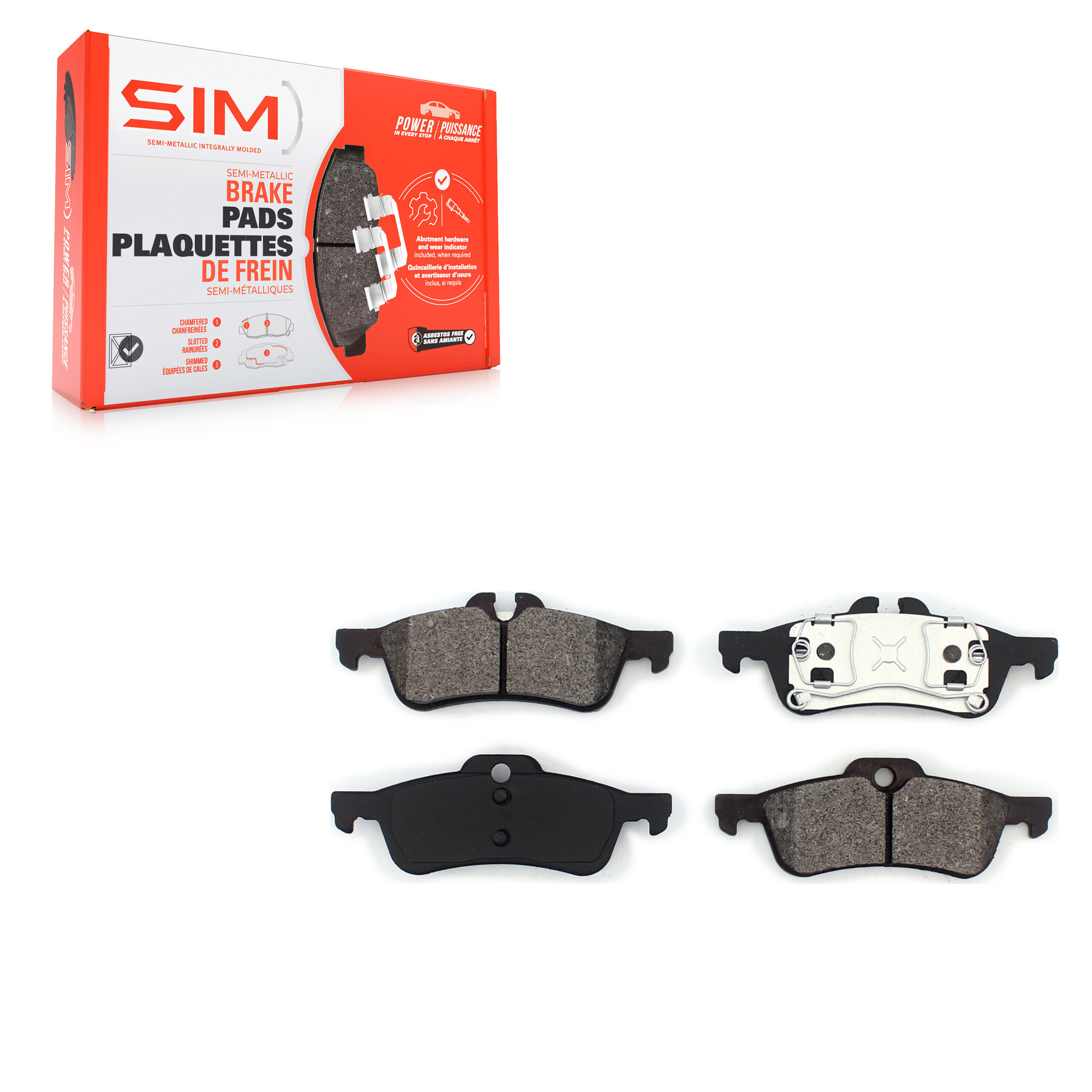 Semi-Metallic Brake Pads