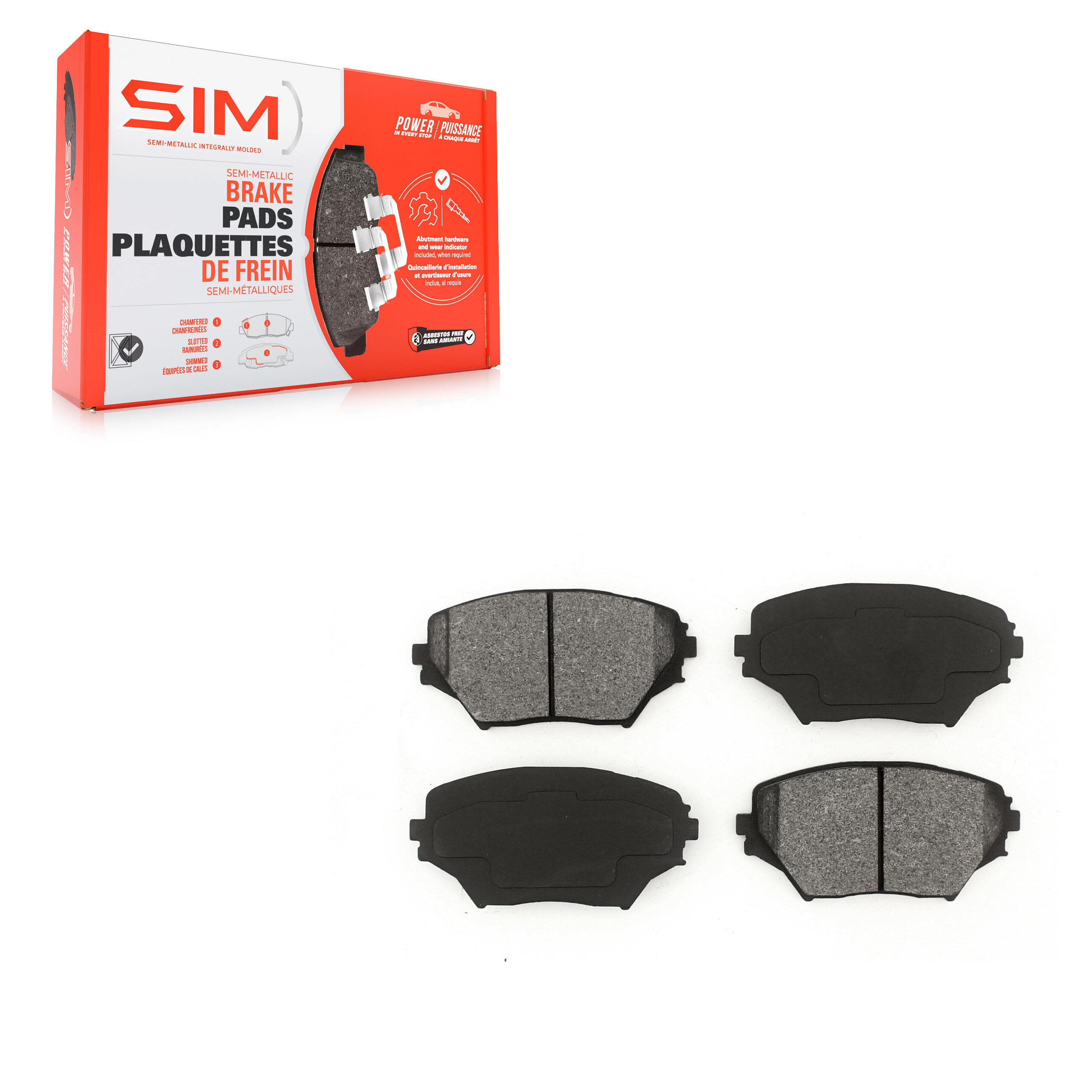 Semi-Metallic Brake Pads