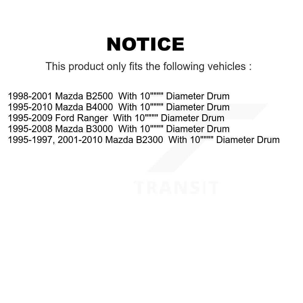 Top Quality - NB-705B - Drum Brake Shoe
