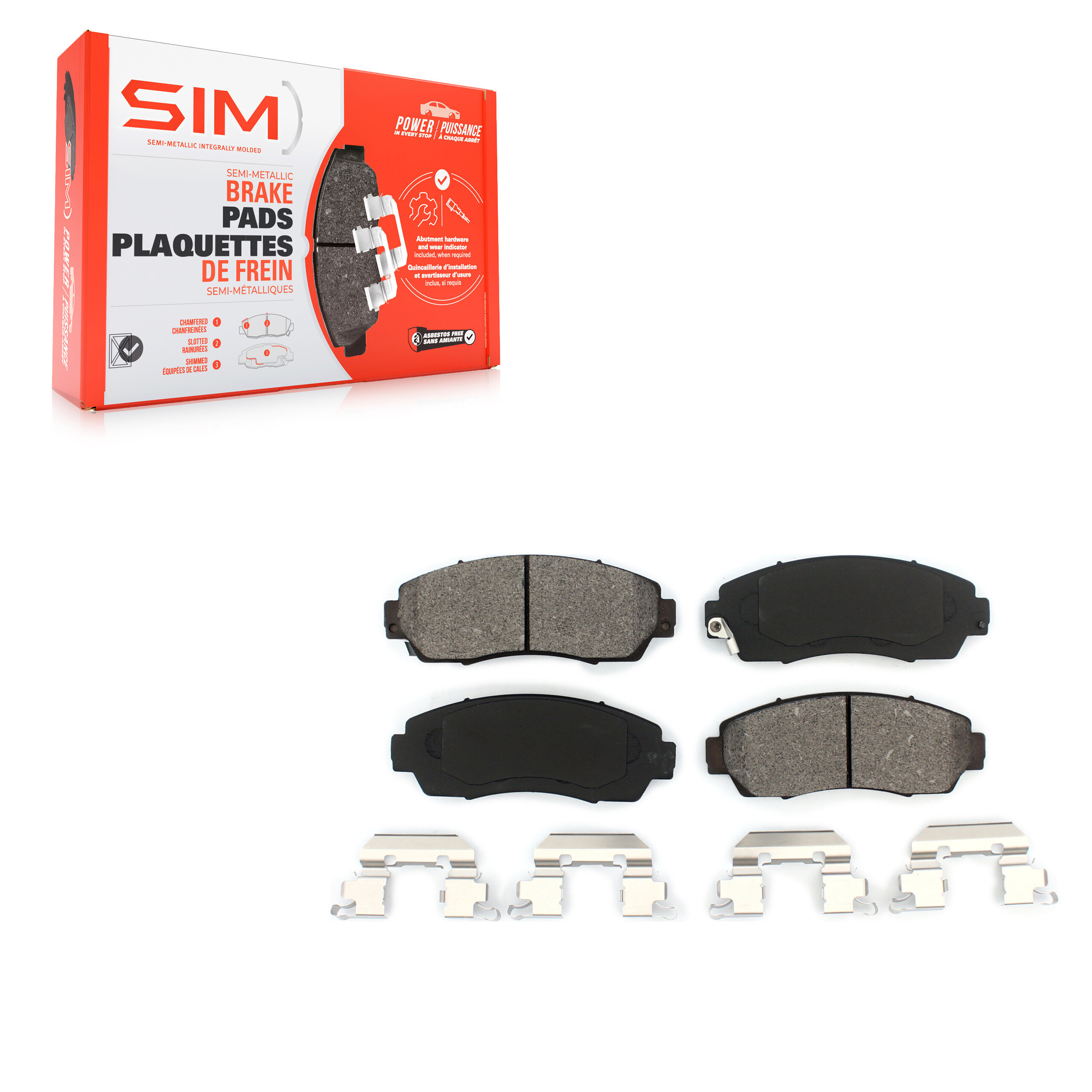 Semi-Metallic Brake Pads