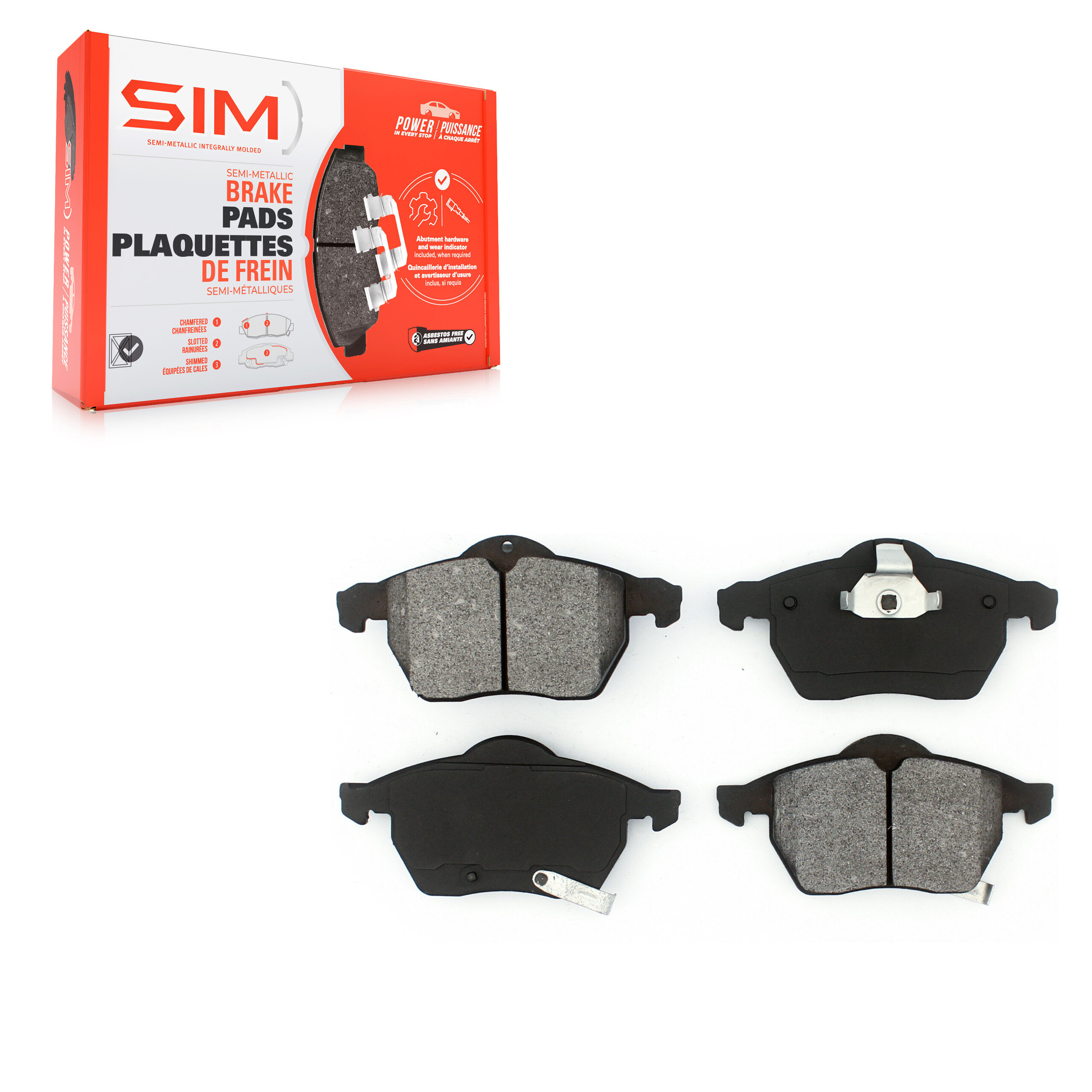 Semi-Metallic Brake Pads