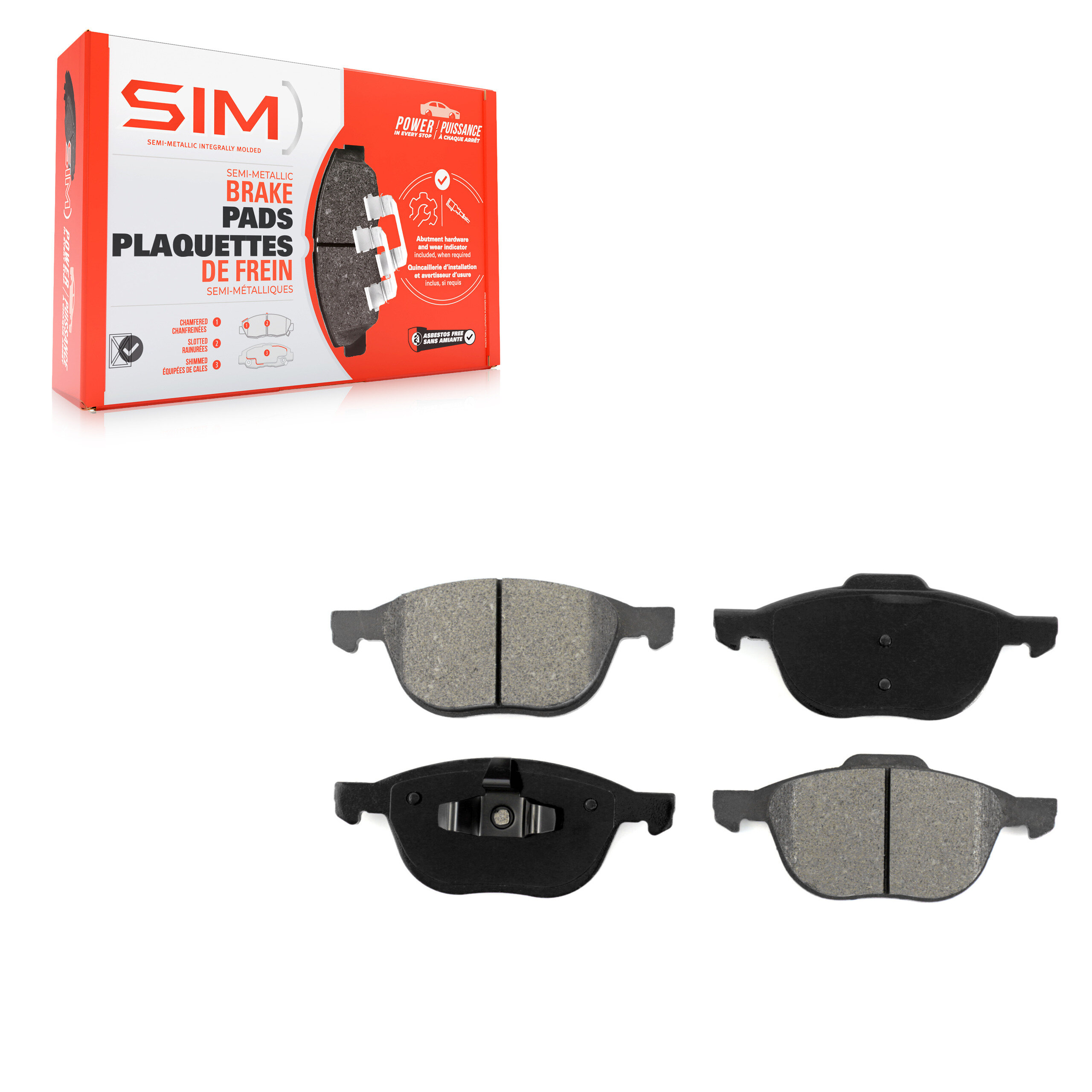 Semi-Metallic Brake Pads