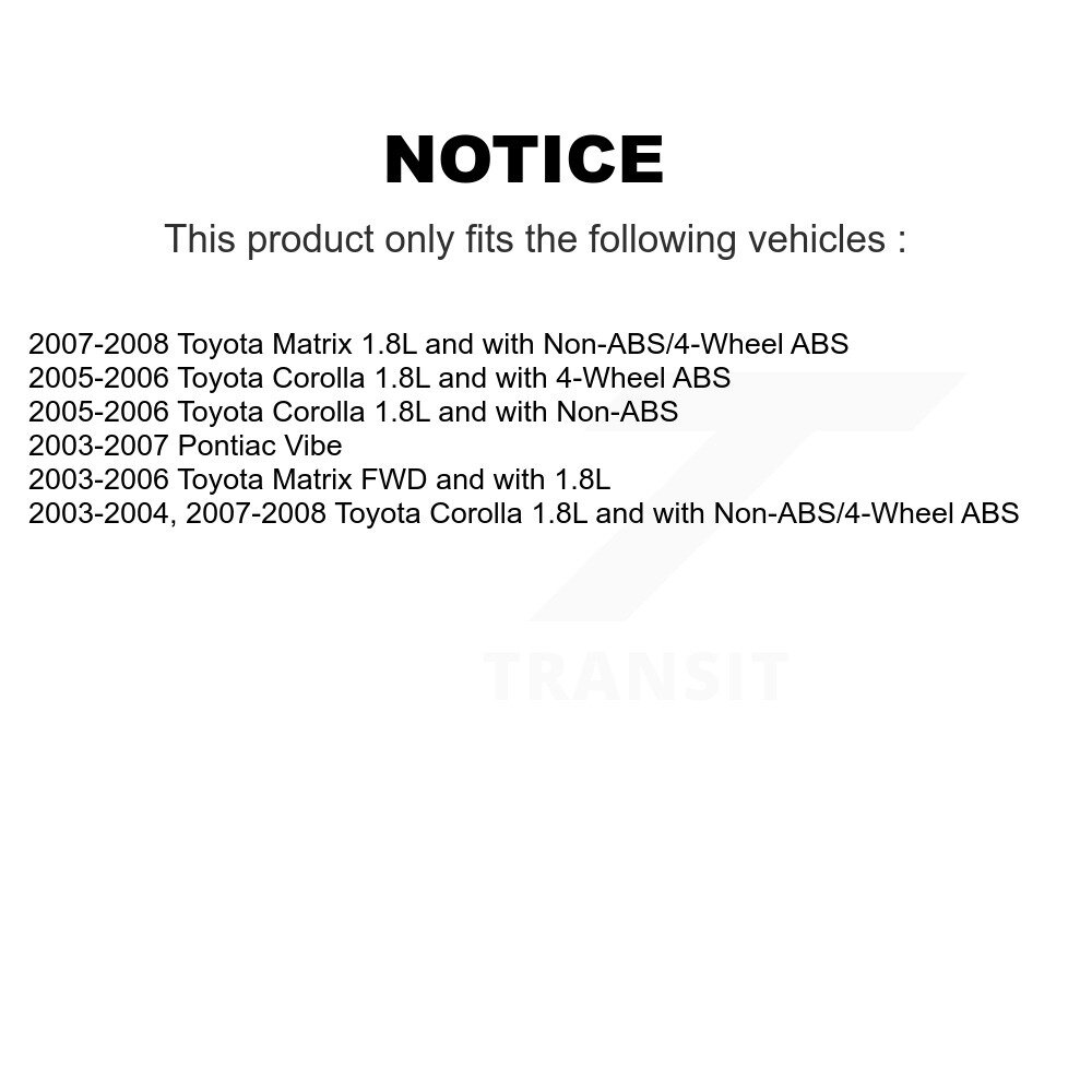 Mpulse - SEN-2ABS1342 - ABS Wheel Speed Sensor Wiring Harness