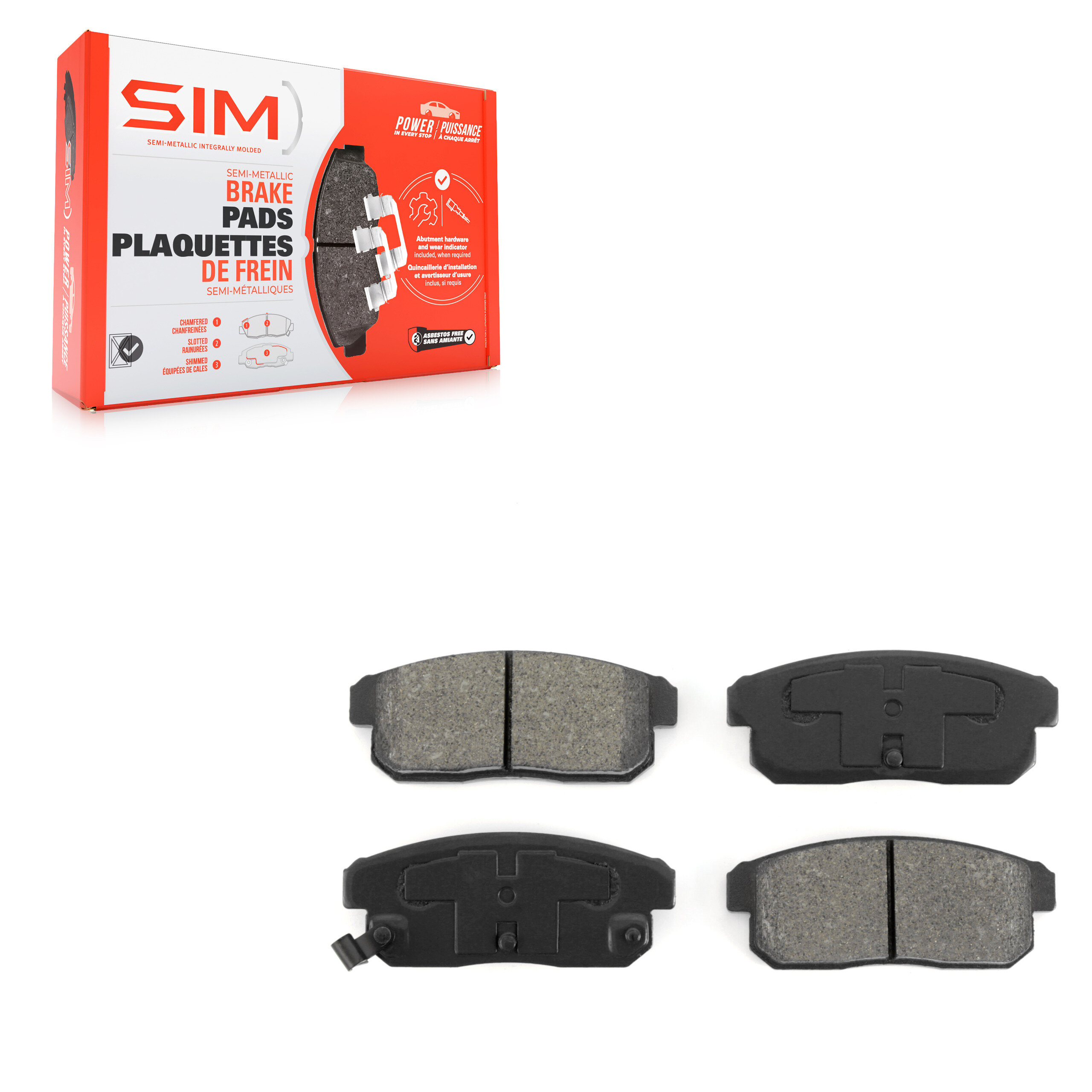 Semi-Metallic Brake Pads