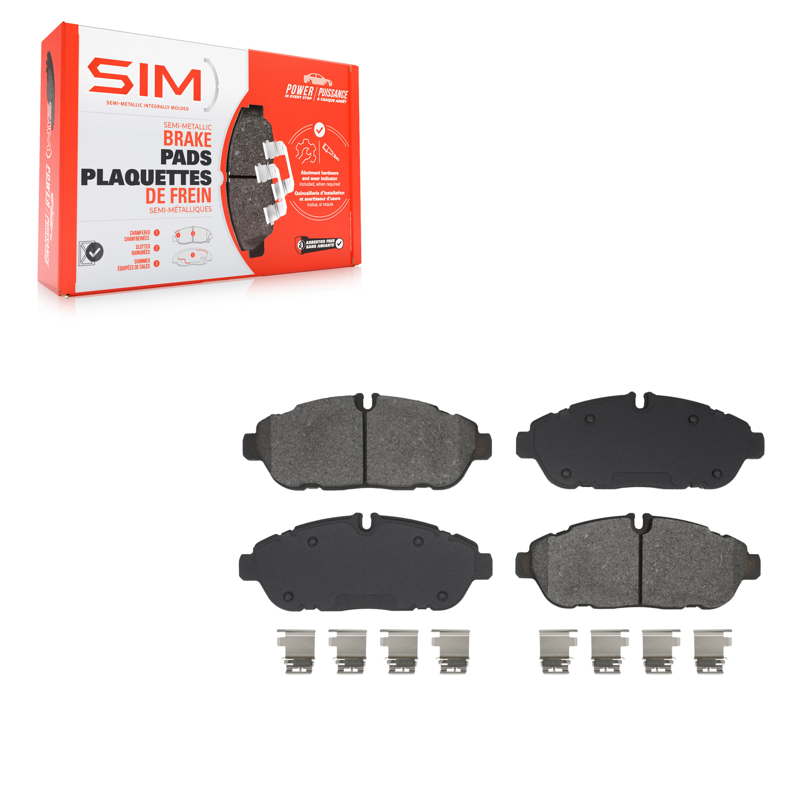 Semi-Metallic Brake Pads