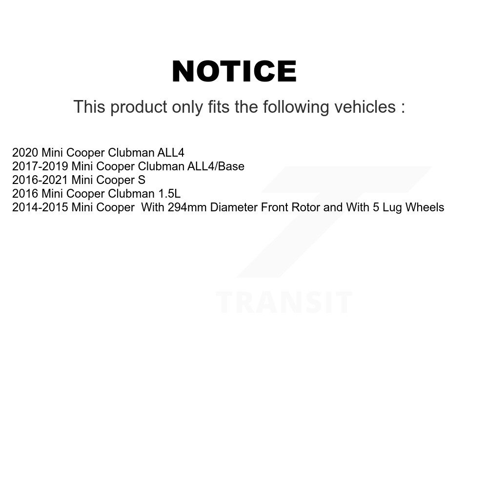 GENIUS - GCR-981823 - Coated Disc Brake Rotor