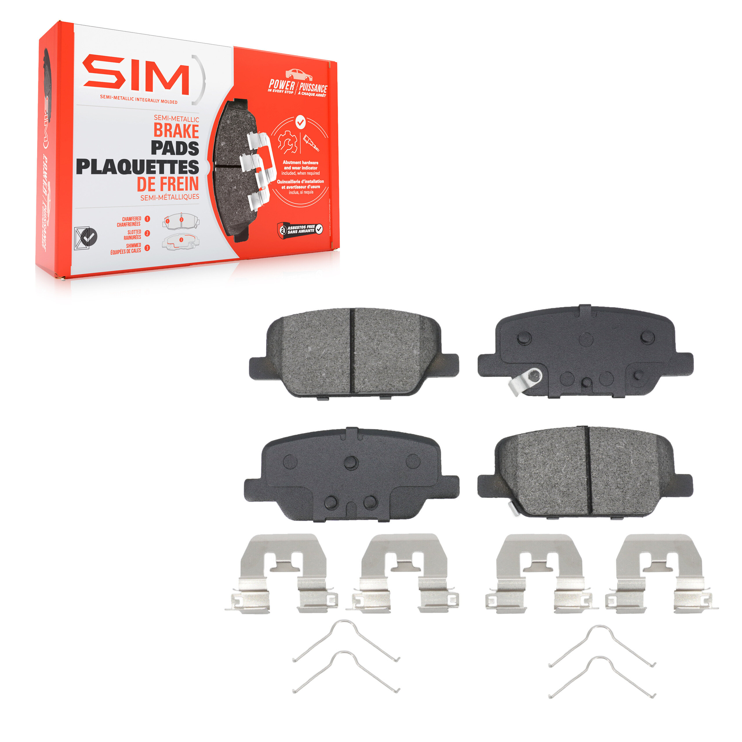 Semi-Metallic Brake Pads