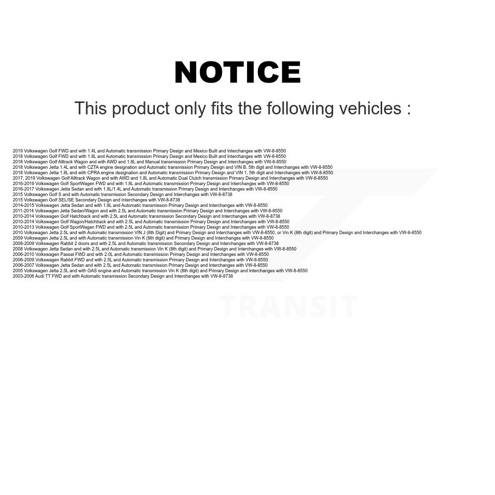 Kugel - NCV-VW72101 - CV Axle Shaft