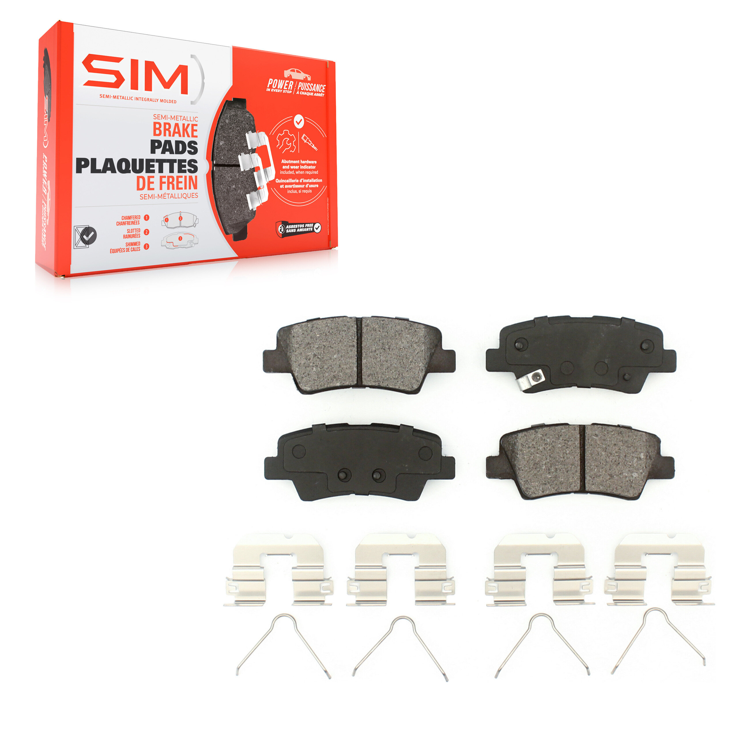 Semi-Metallic Brake Pads
