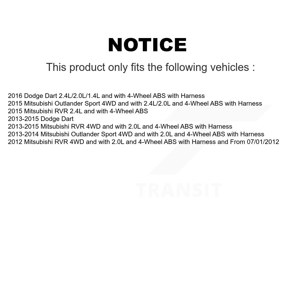 Mpulse - SEN-2ABS3148 - ABS Wheel Speed Sensor