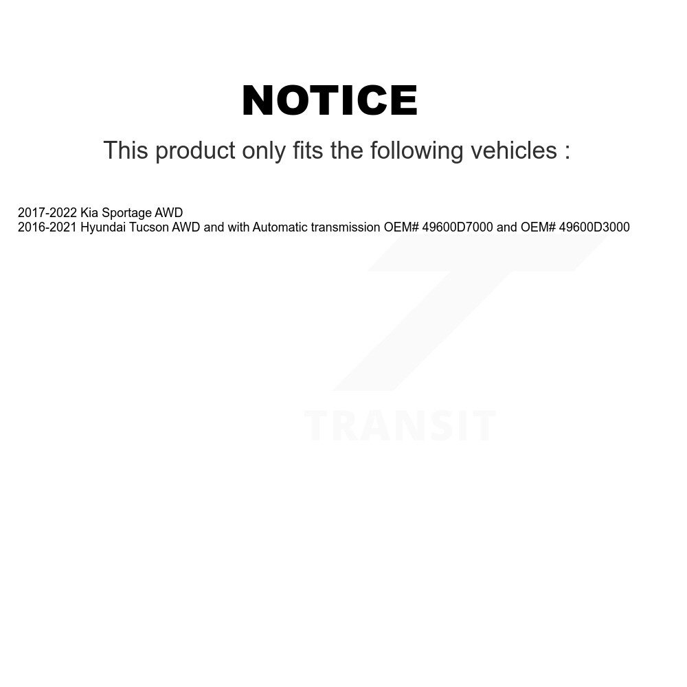 Kugel - NCV-HY75095 - CV Axle Shaft