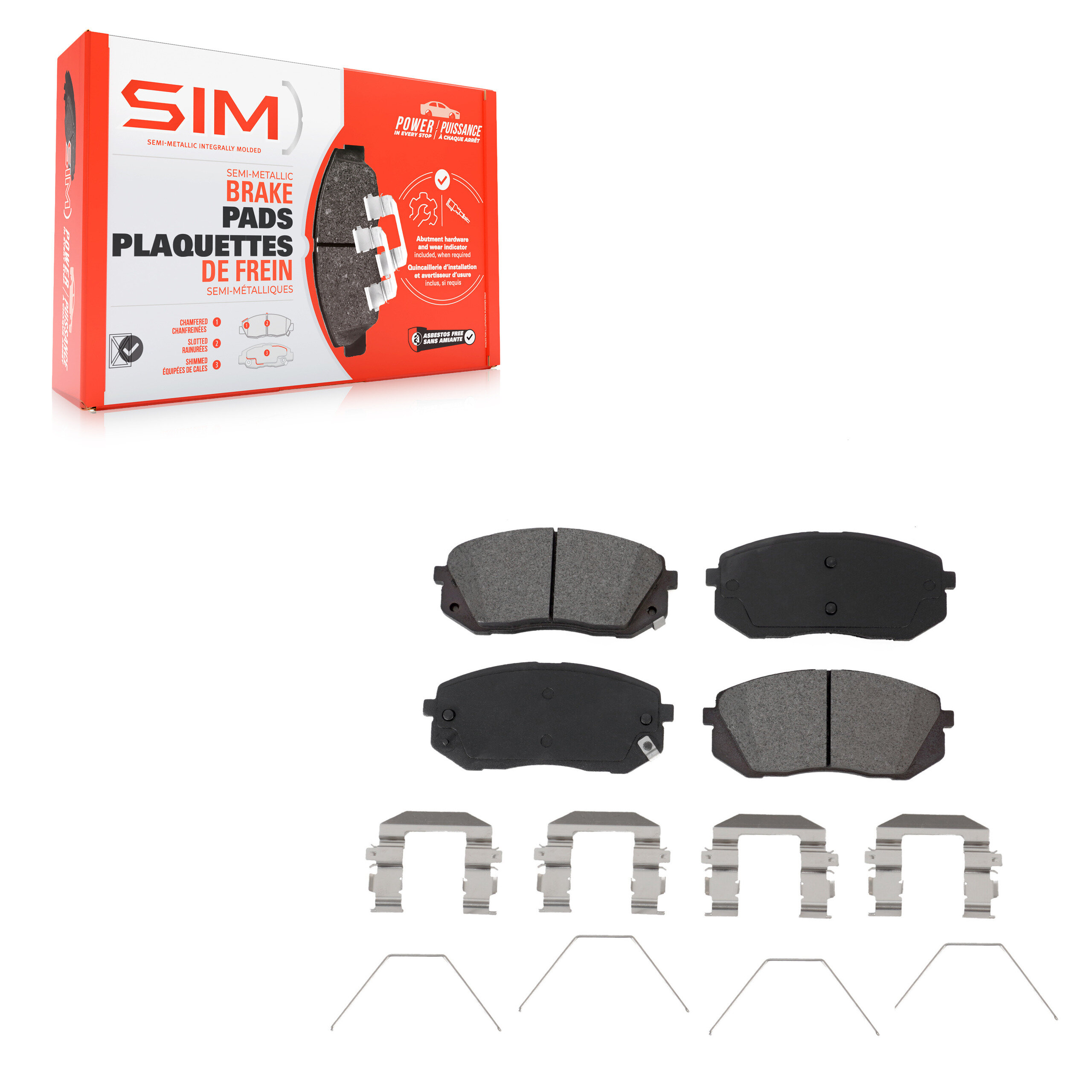 Semi-Metallic Brake Pads