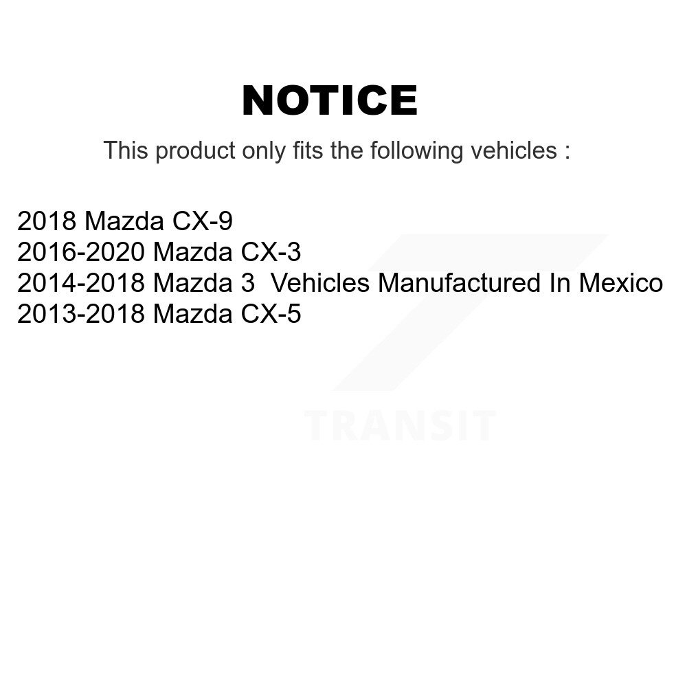 Top Quality - 73-TQ5890 - Suspension Shock Mounting Kit