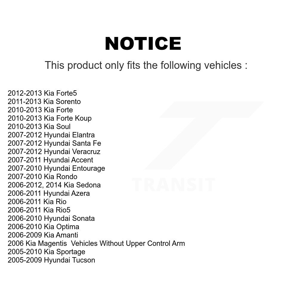 Top Quality - 72-K201646 - Suspension Control Arm Bushing