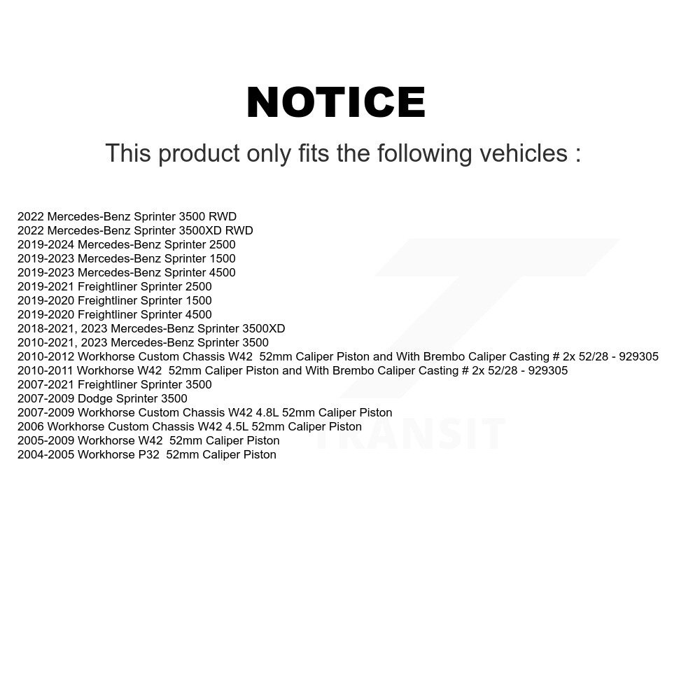 AmeriBRAKES - NWF-ASD1699 - Semi-Metallic Brake Pads