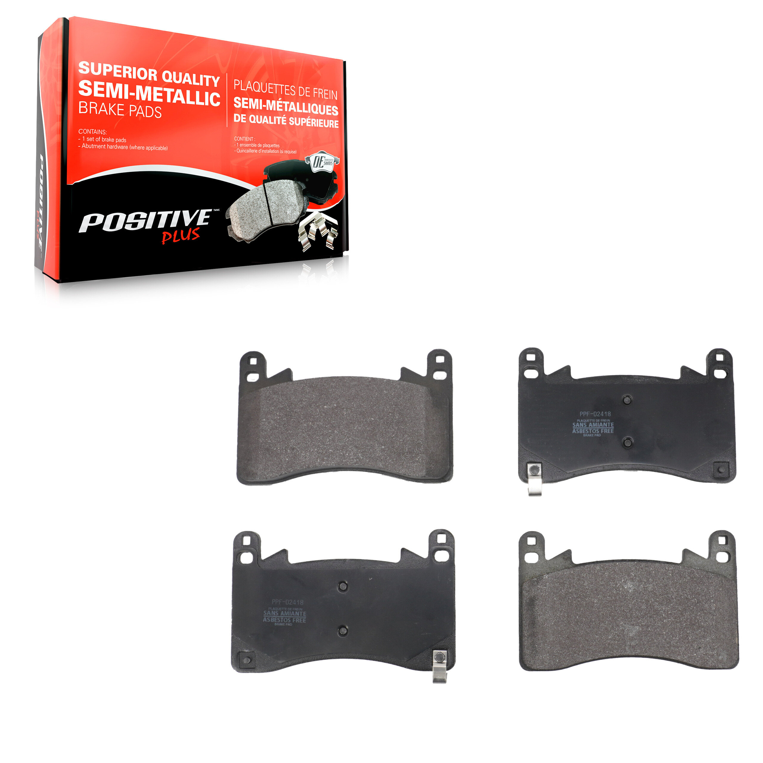 Semi-Metallic Brake Pads