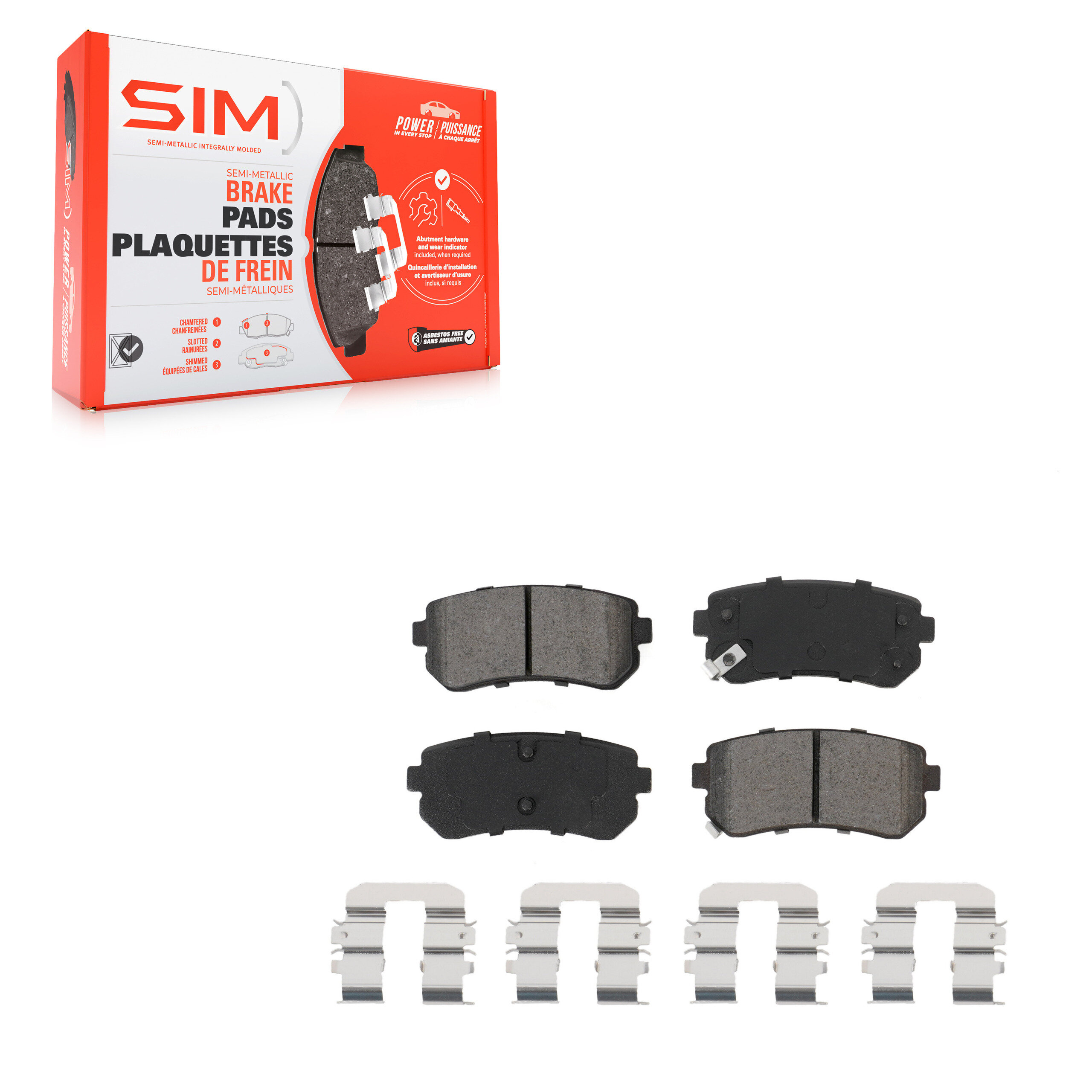 Semi-Metallic Brake Pads