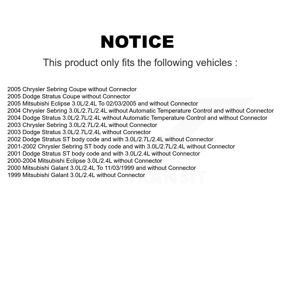 Mpulse - SEN-2BMR0688 - HVAC Blower Motor Resistor