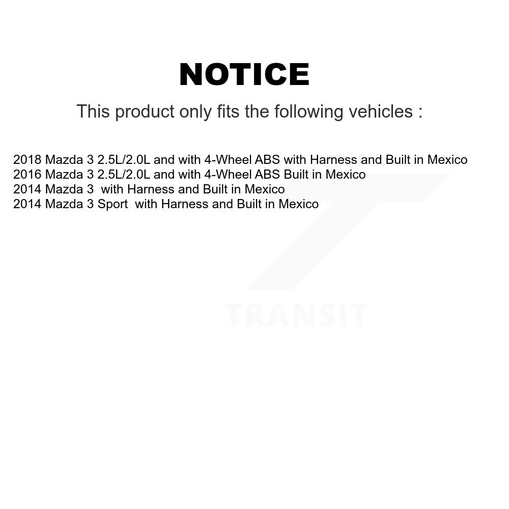 Mpulse - SEN-2ABS3944 - ABS Wheel Speed Sensor