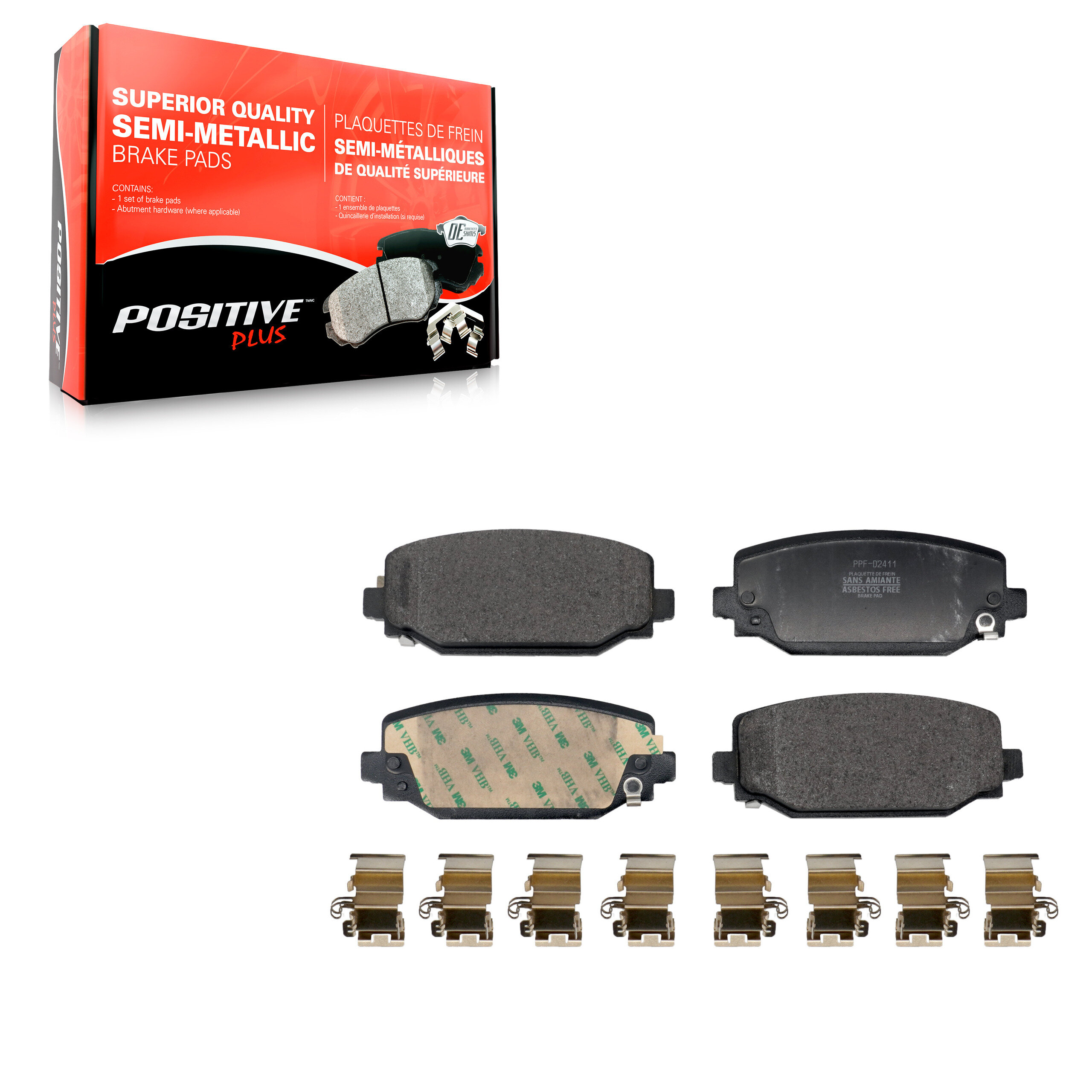 Semi-Metallic Brake Pads