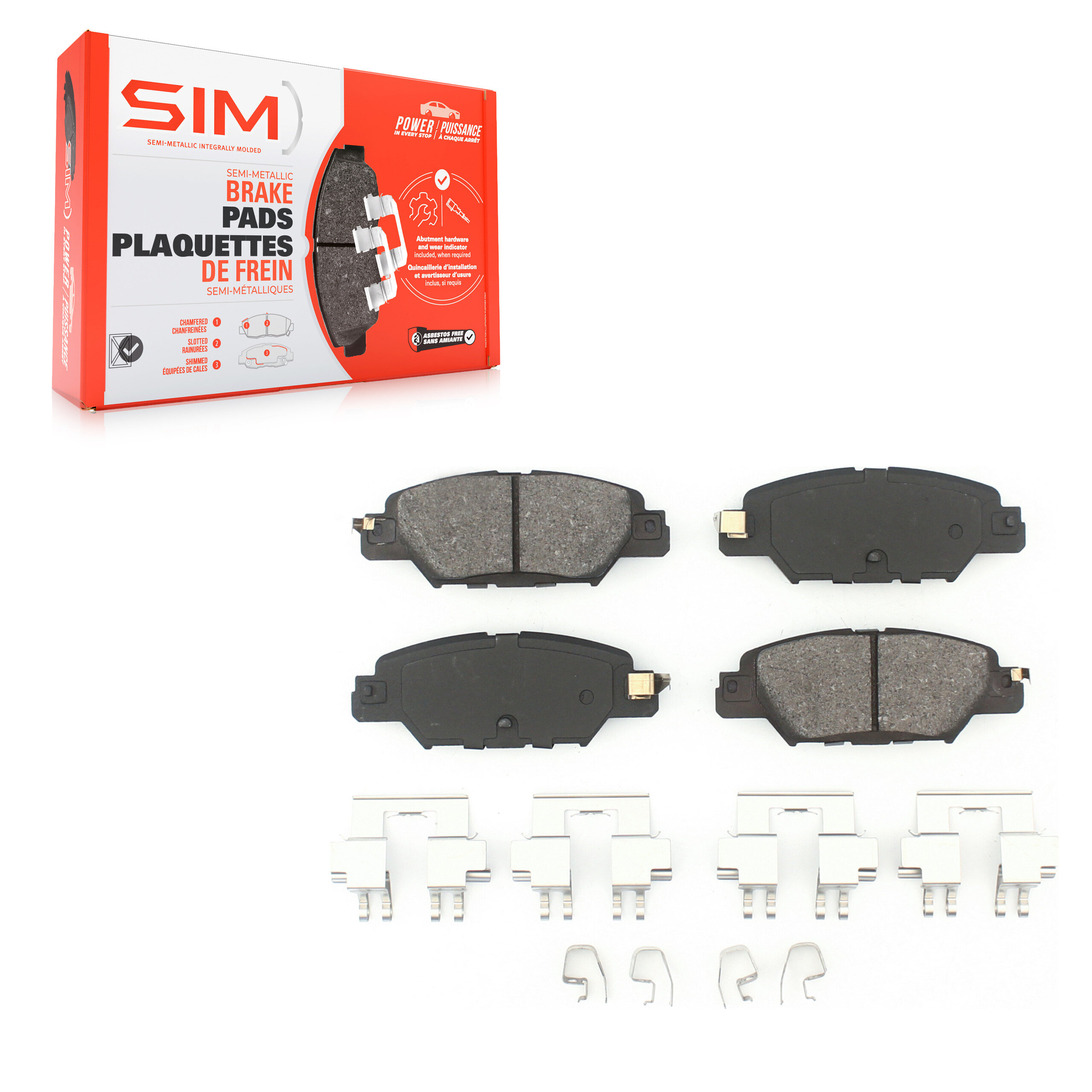 Semi-Metallic Brake Pads