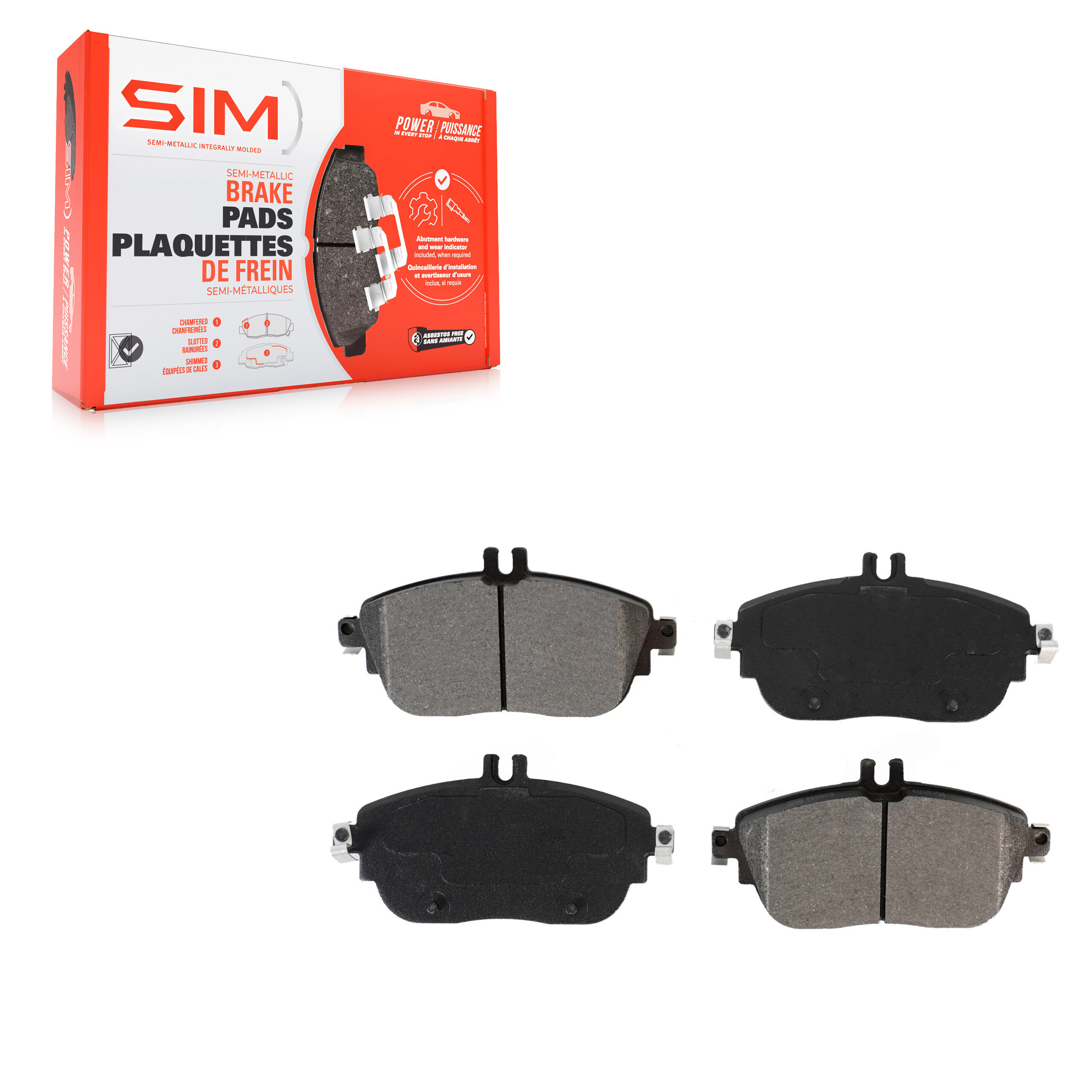 SIM - SIM-1694 - Semi-Metallic Brake Pads