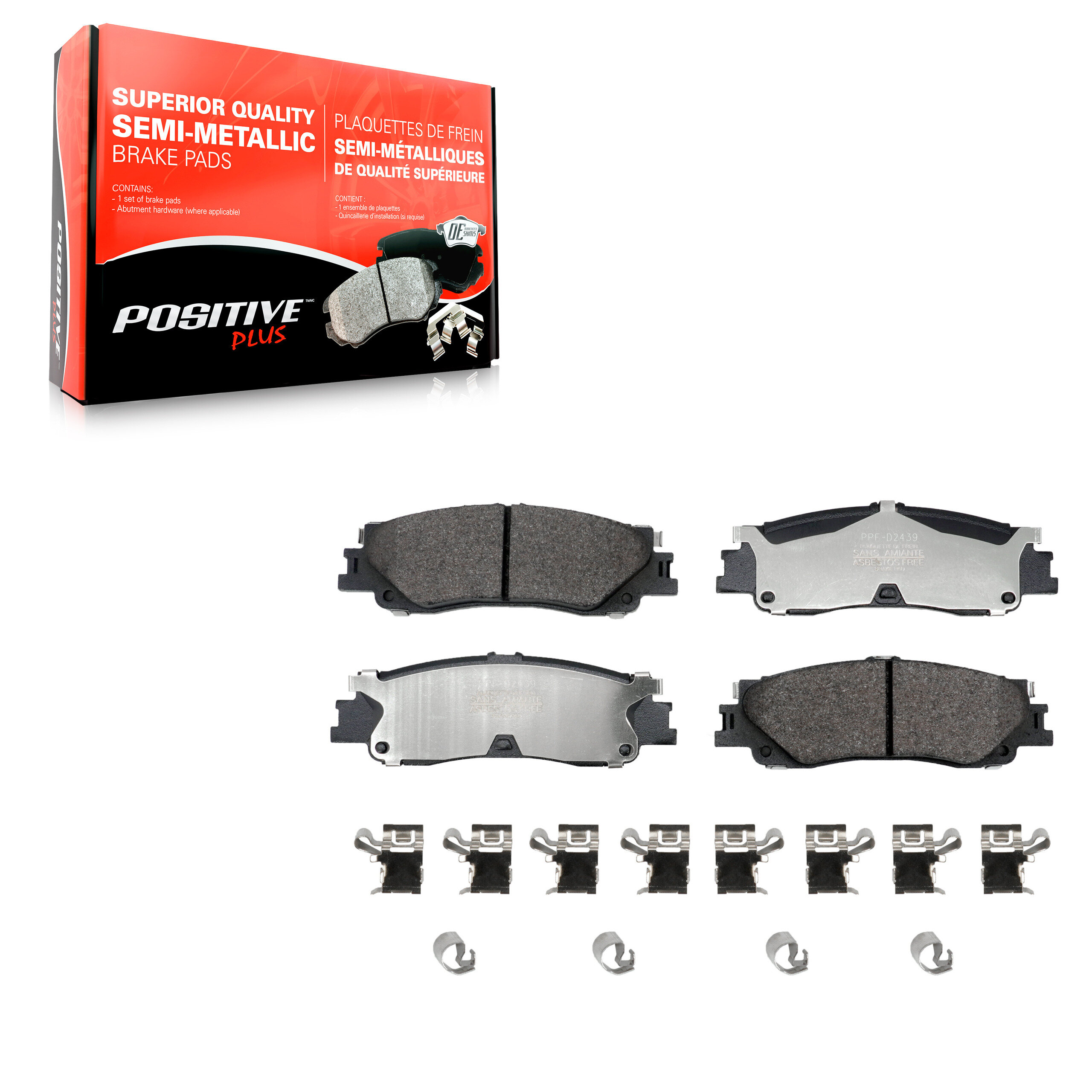 Semi-Metallic Brake Pads