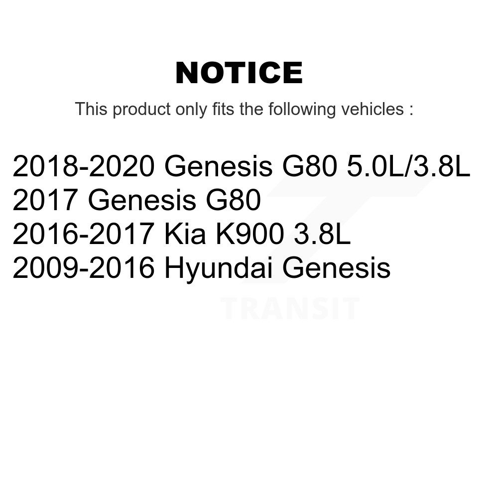 GENIUS - GCR-980708 - Coated Disc Brake Rotor