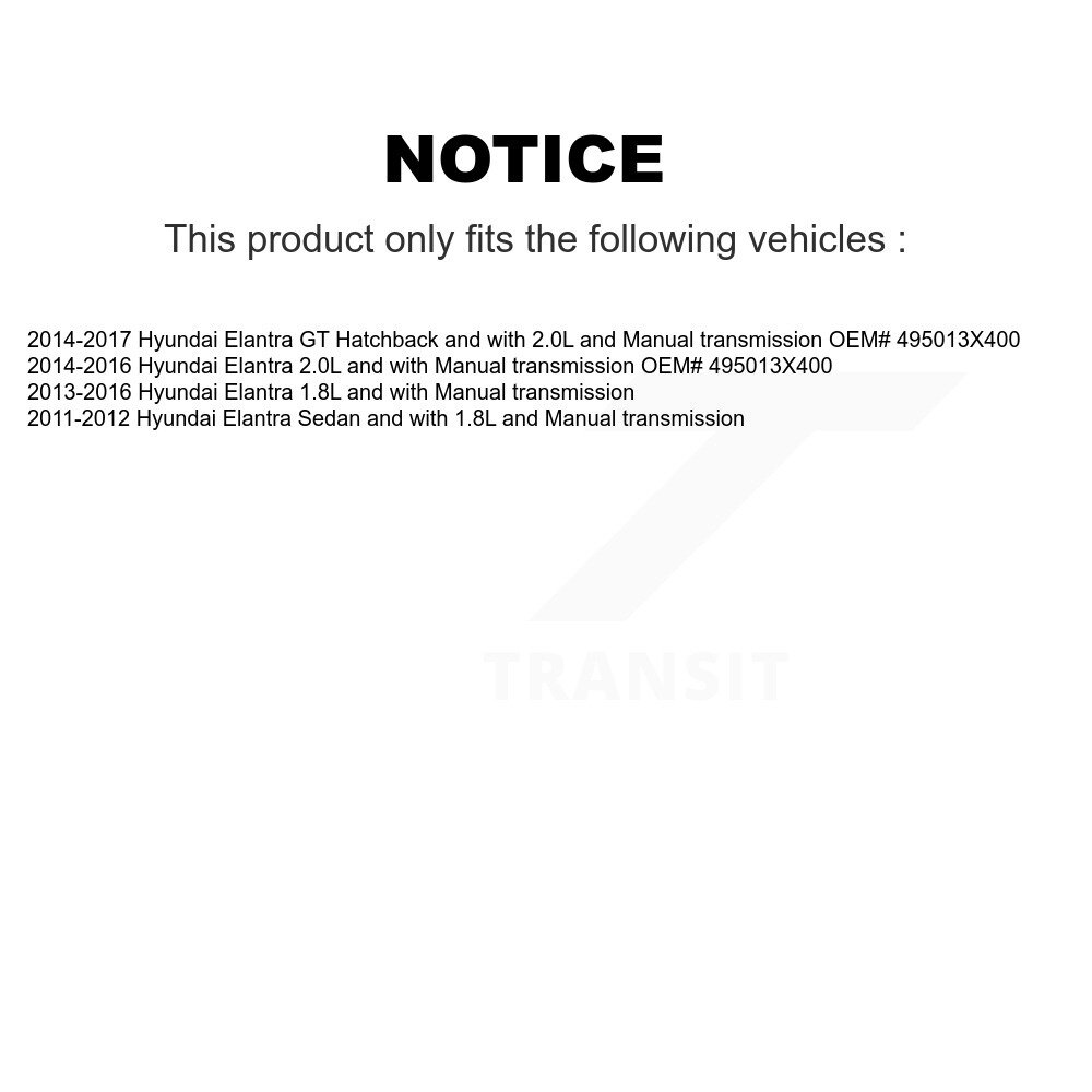 Kugel - NCV-HY37050 - CV Axle Shaft