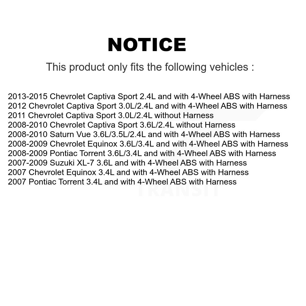 Mpulse - SEN-2ABS0803 - ABS Wheel Speed Sensor