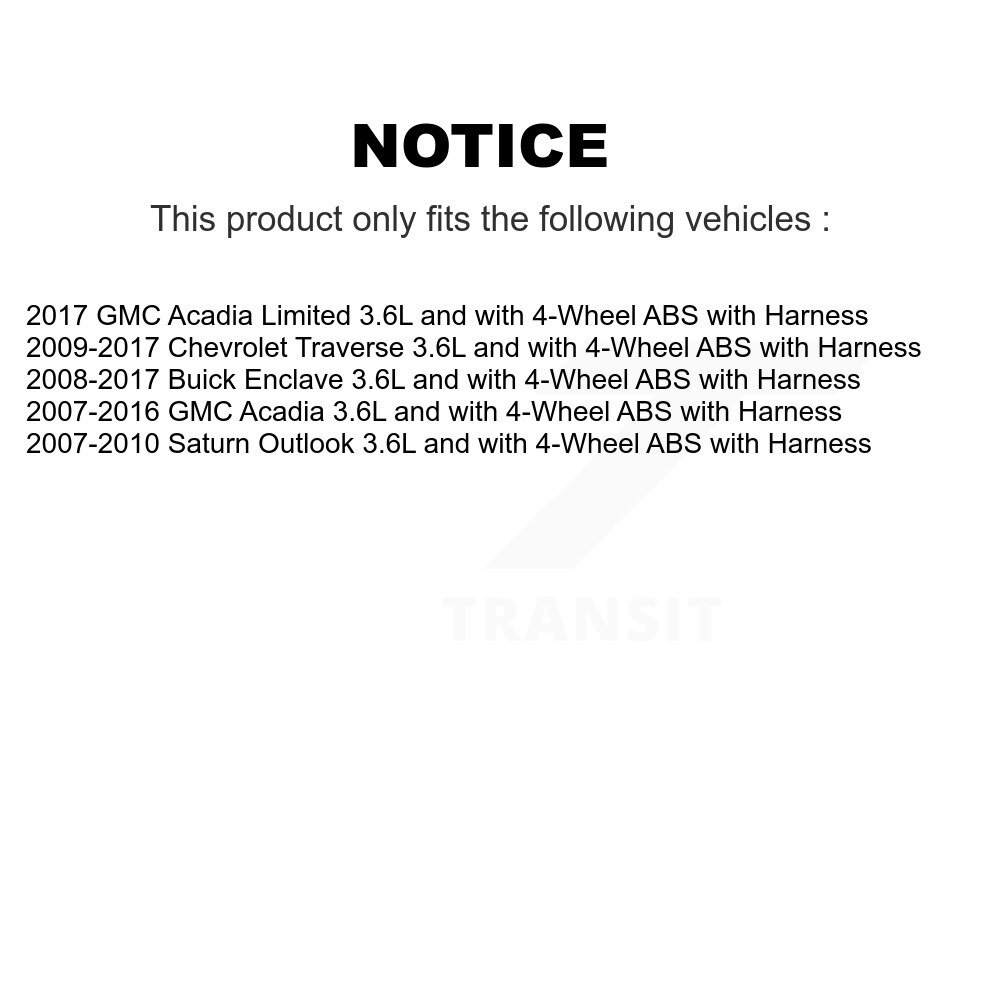 Mpulse - SEN-2ABS1536 - ABS Wheel Speed Sensor