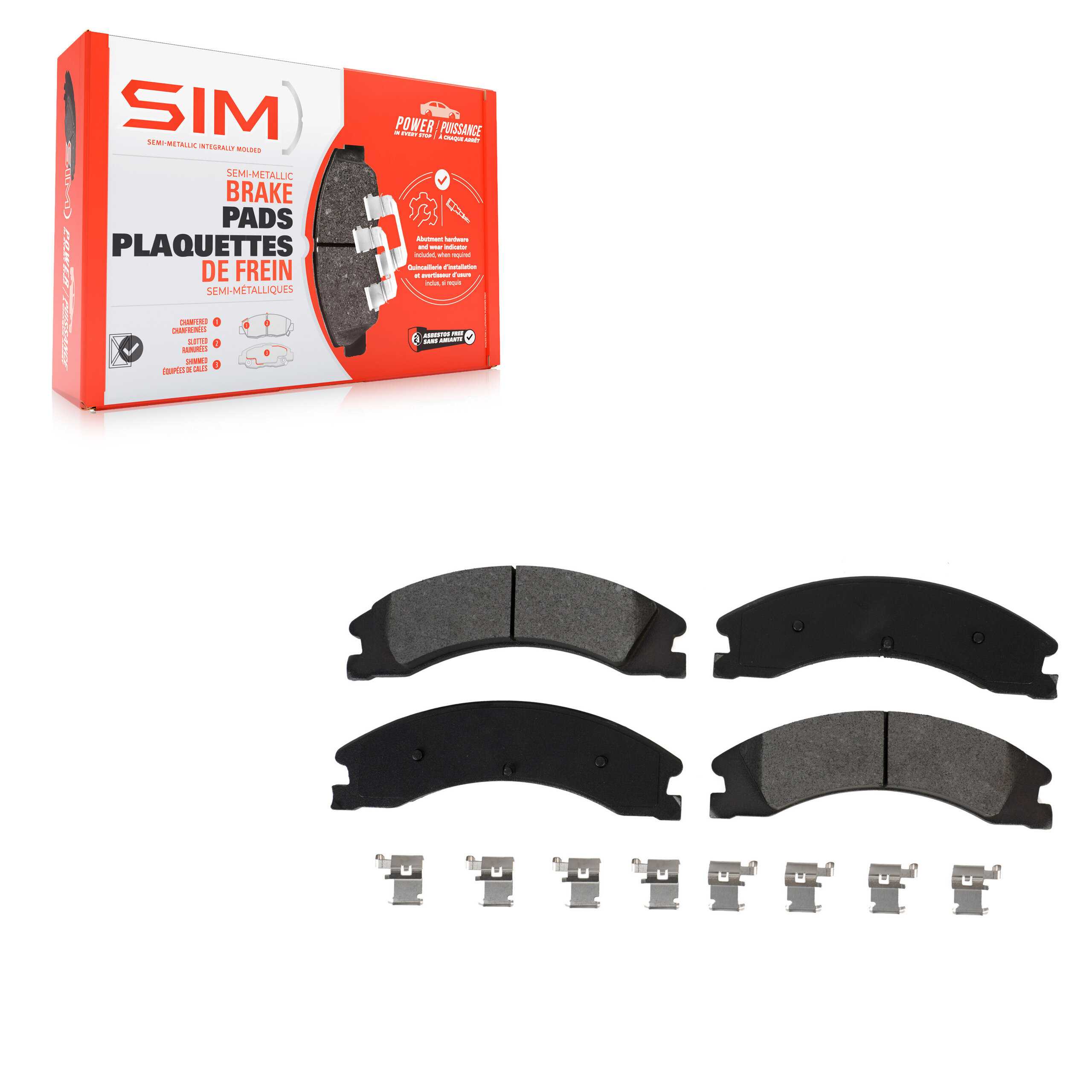 Semi-Metallic Brake Pads