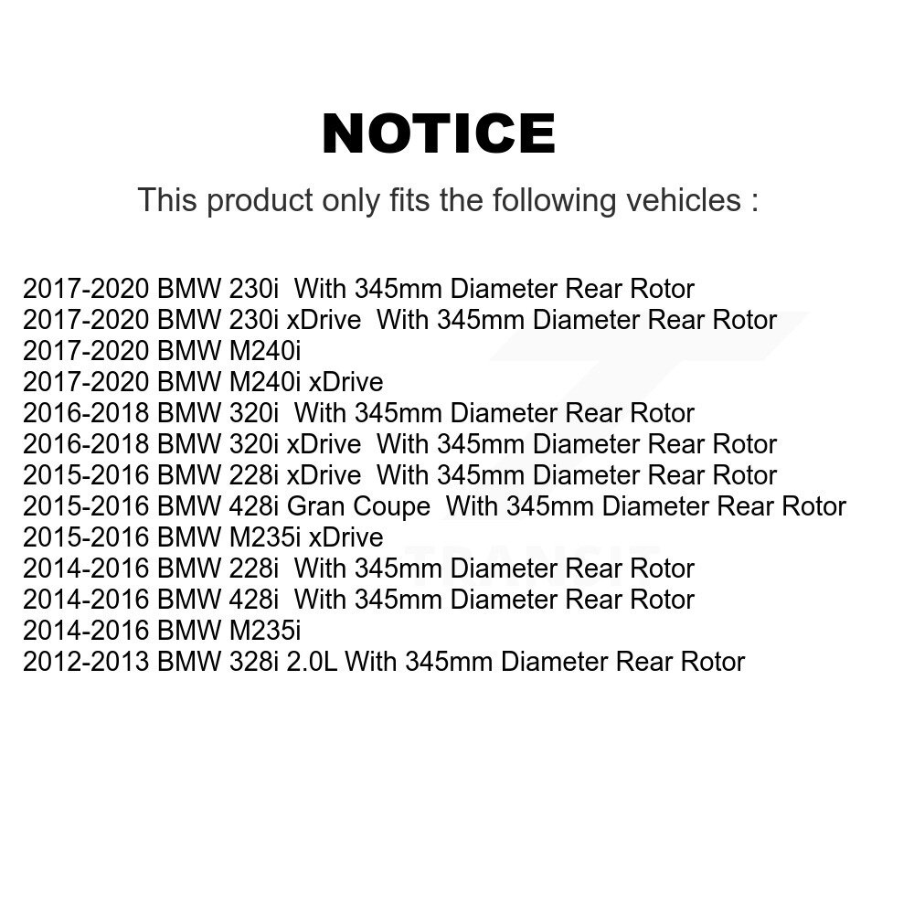 GENIUS - GCR-G8167OE - Coated Disc Brake Rotor