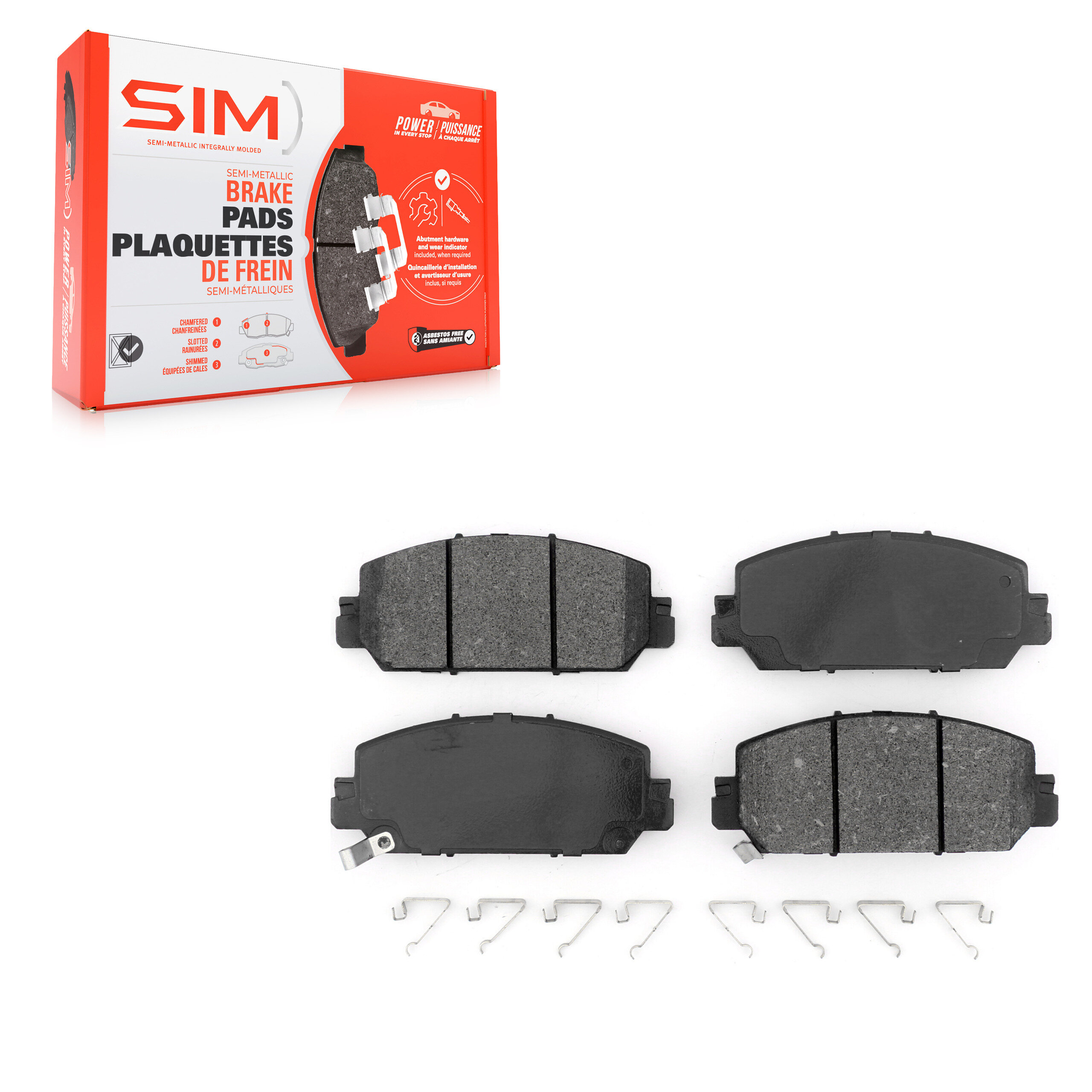 Semi-Metallic Brake Pads