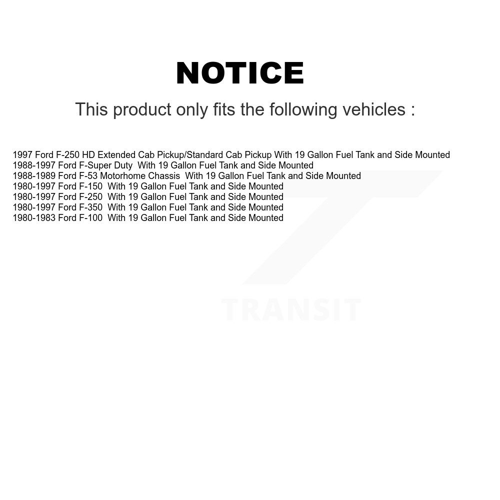 Agility Autoparts - AGY-01110003 - Fuel Tank Strap