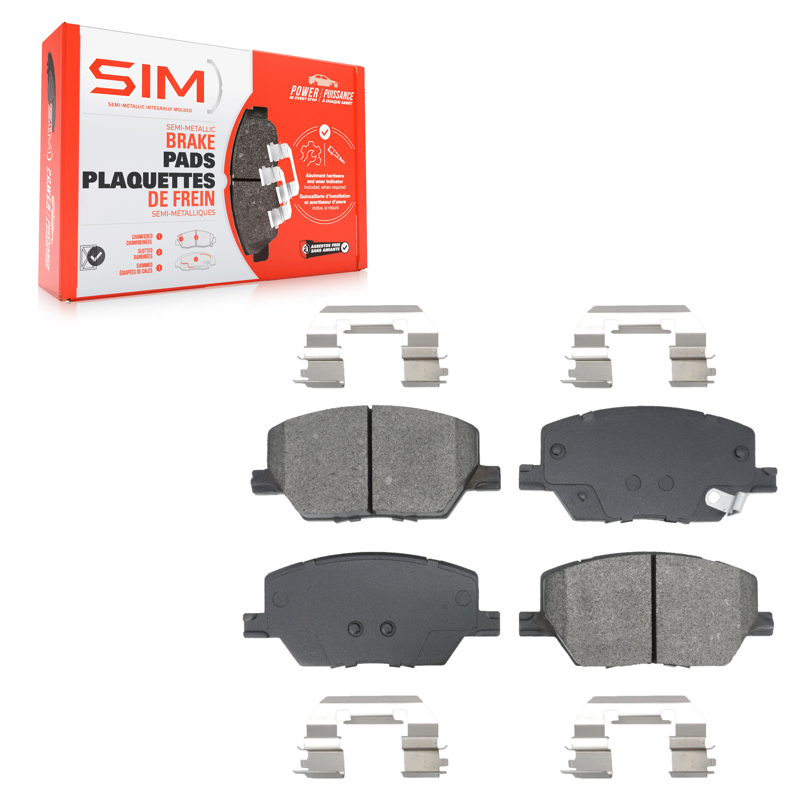 Semi-Metallic Brake Pads