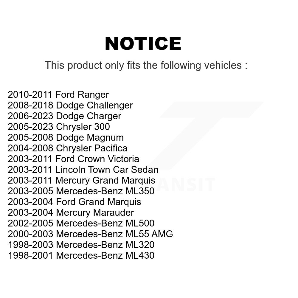 Top Quality - 13-H7302 - Parking Brake Hardware Kit