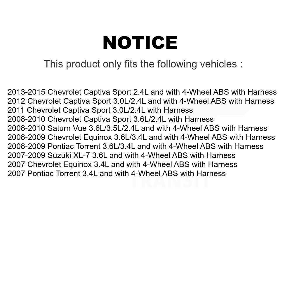 Mpulse - SEN-2ABS0804 - ABS Wheel Speed Sensor