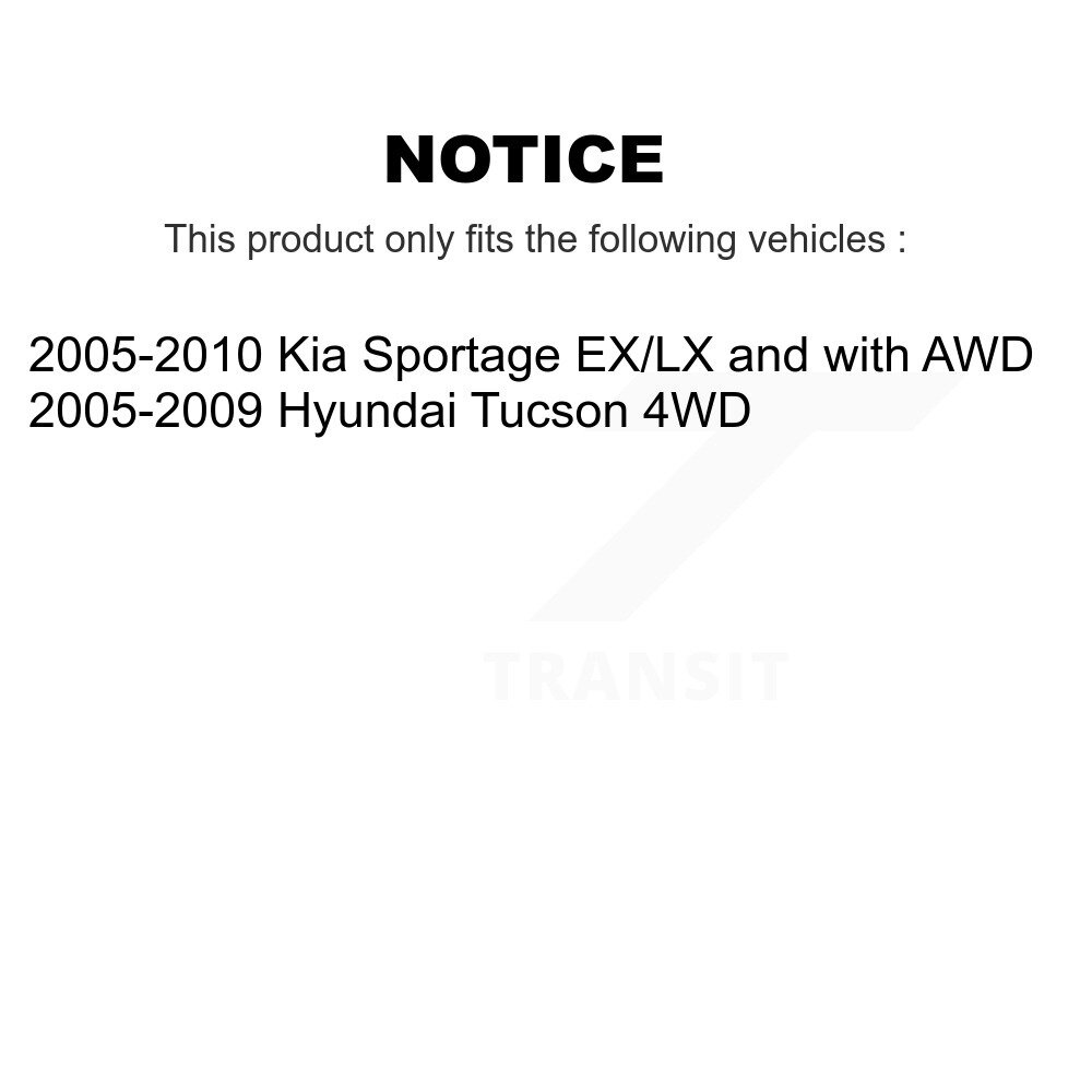 Top Quality - 13-H17426 - Parking Brake Hardware Kit