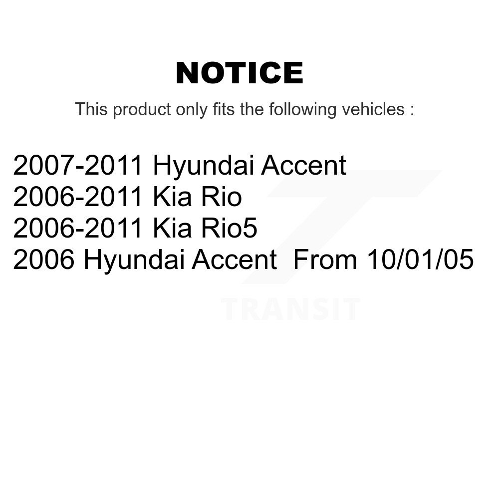 Top Quality - 13-H17413 - Drum Brake Hardware Kit