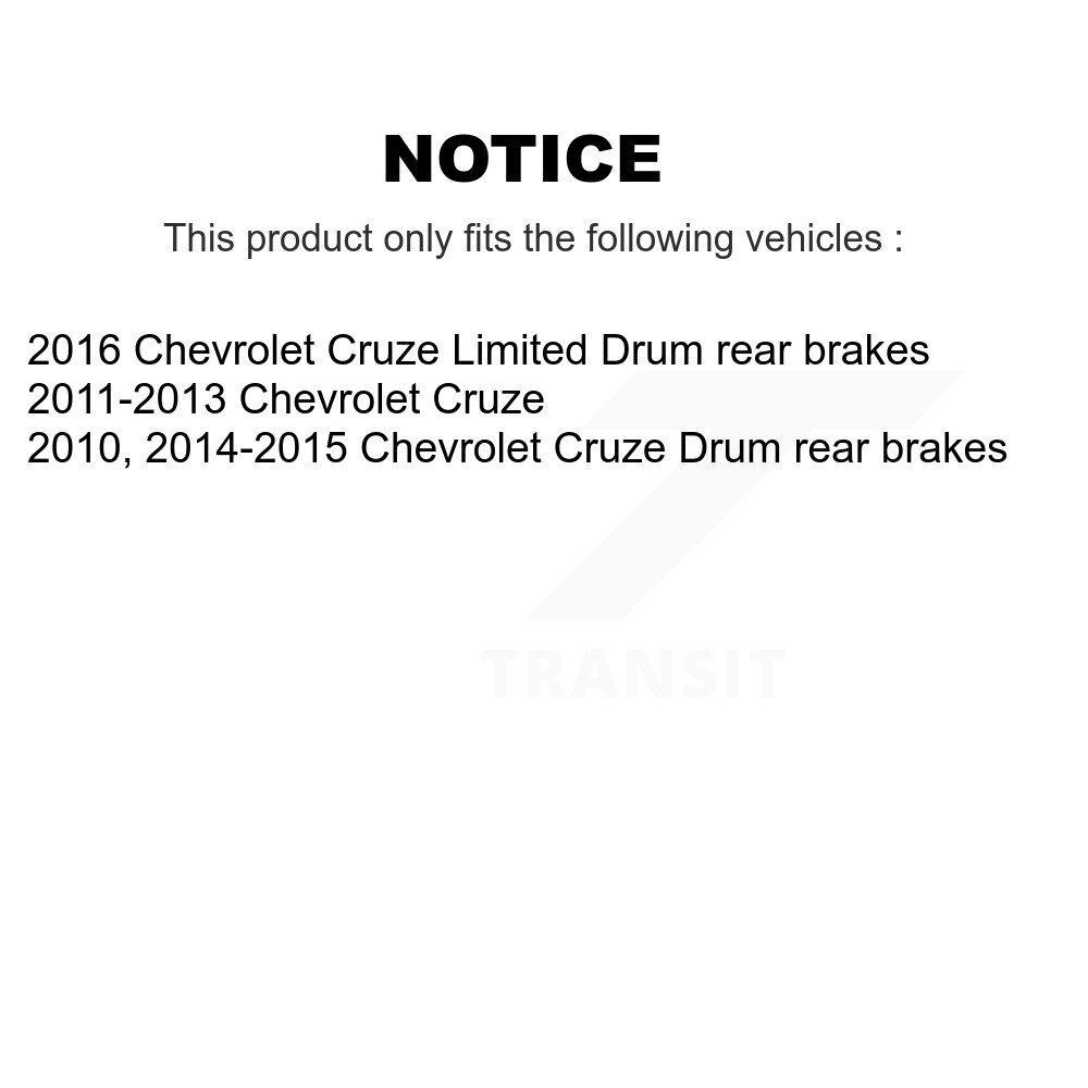 Top Quality - 13-H7369 - Drum Brake Hardware Kit